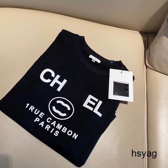 Tshirt T Shirt Women Clothes France Trendy Two C Letter Womens Designer Clothing Graphic Print Round Neck Short Sleeve Tops Tees 5xl xxxxxl