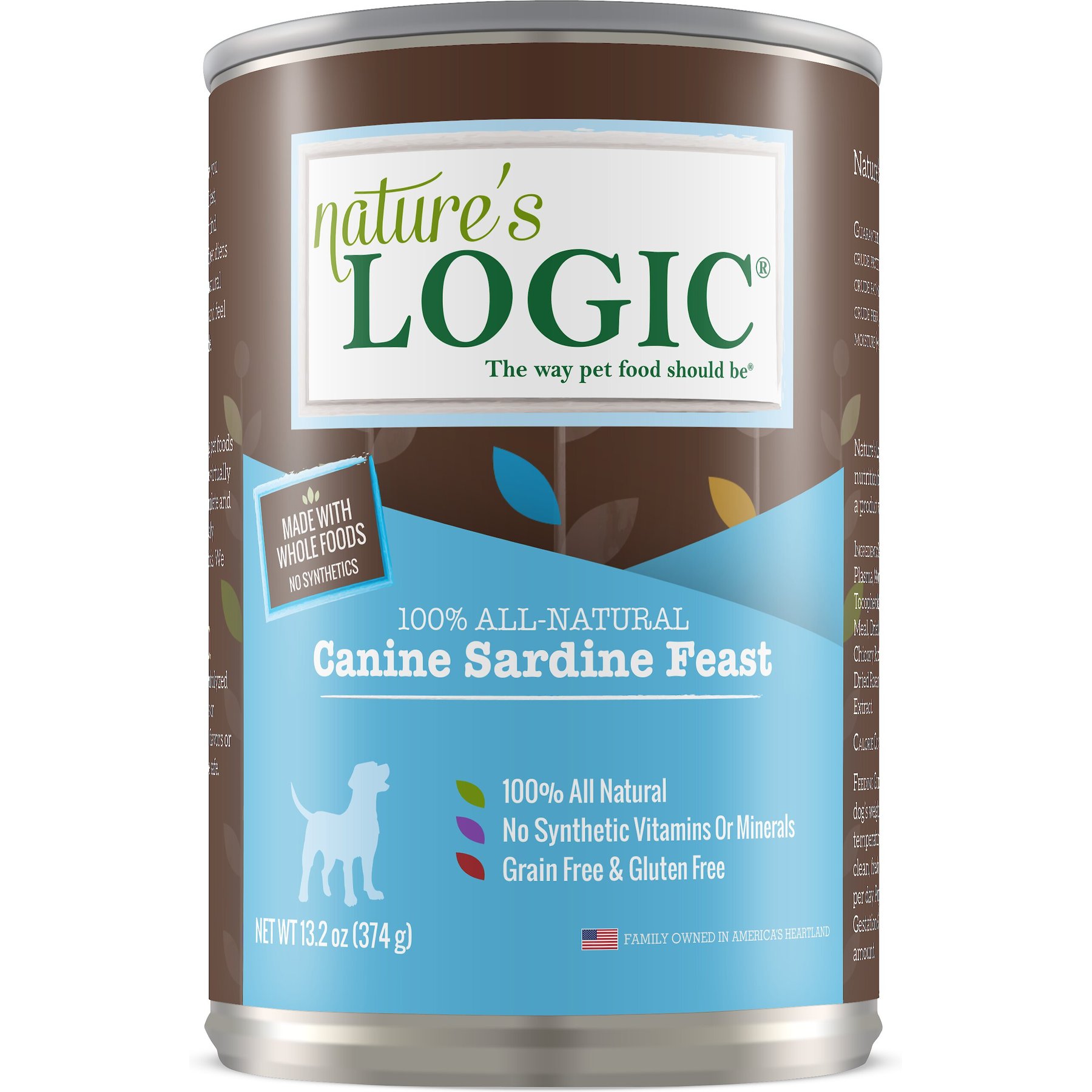Nature's Logic Canine Sardine Feast Grain-Free Canned Dog Food