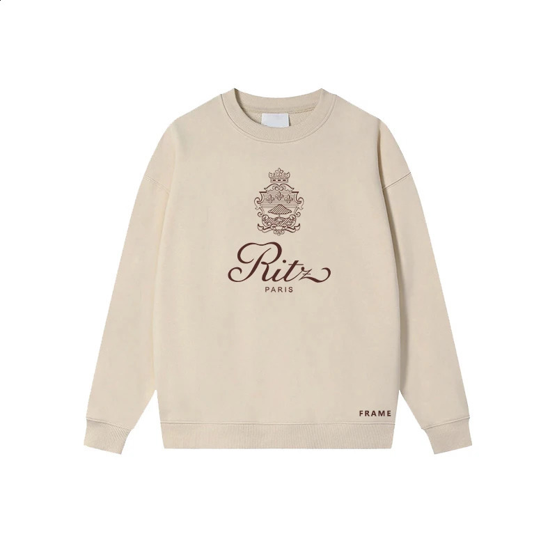 Autumn/Winter High Quality Letter Printed O-Neck Cotton Casual Hoodie Men Women Long Sweatshirts Sleeve Men Tracksuit Clothing 241121