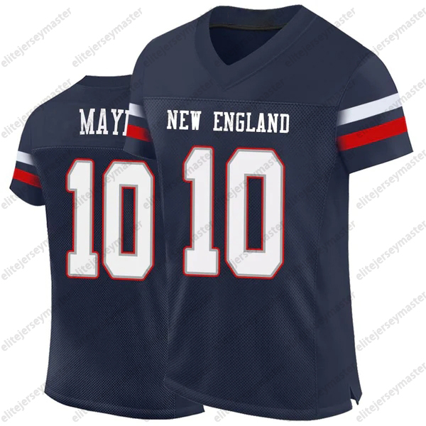 10 Maye 38 Stevenson Cities Football Jerseys 7 Brissett 3 Douglas 9 Boutte 1 Polk 71 Onwenu 75 Jacobs 48 Tavai 91 Wise Jr. Custom Any Number Any Name 