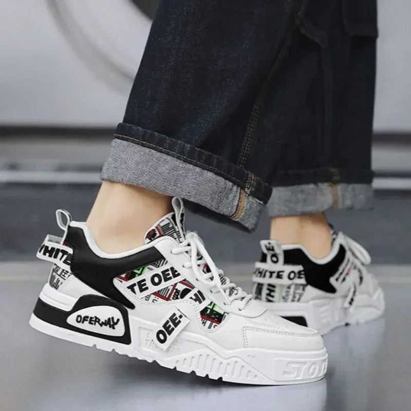Mens Fi Shoes New Slippers Platform Casual Sports Shoes Trend Design Pahwork Mesh Mens Shoes Tenis Mascino M241120