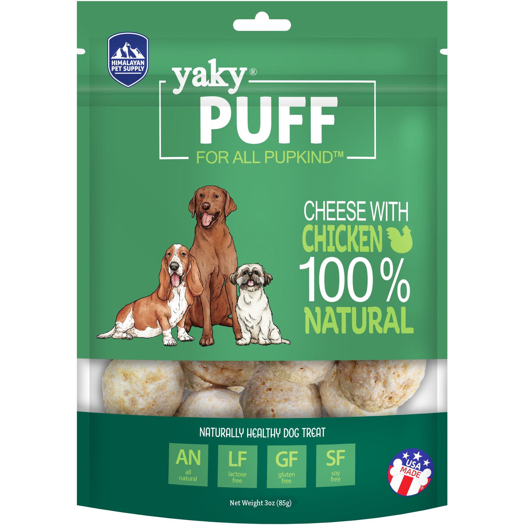 Himalayan Pet Supply Grain-Free yakyPUFF Chicken Dog Treats