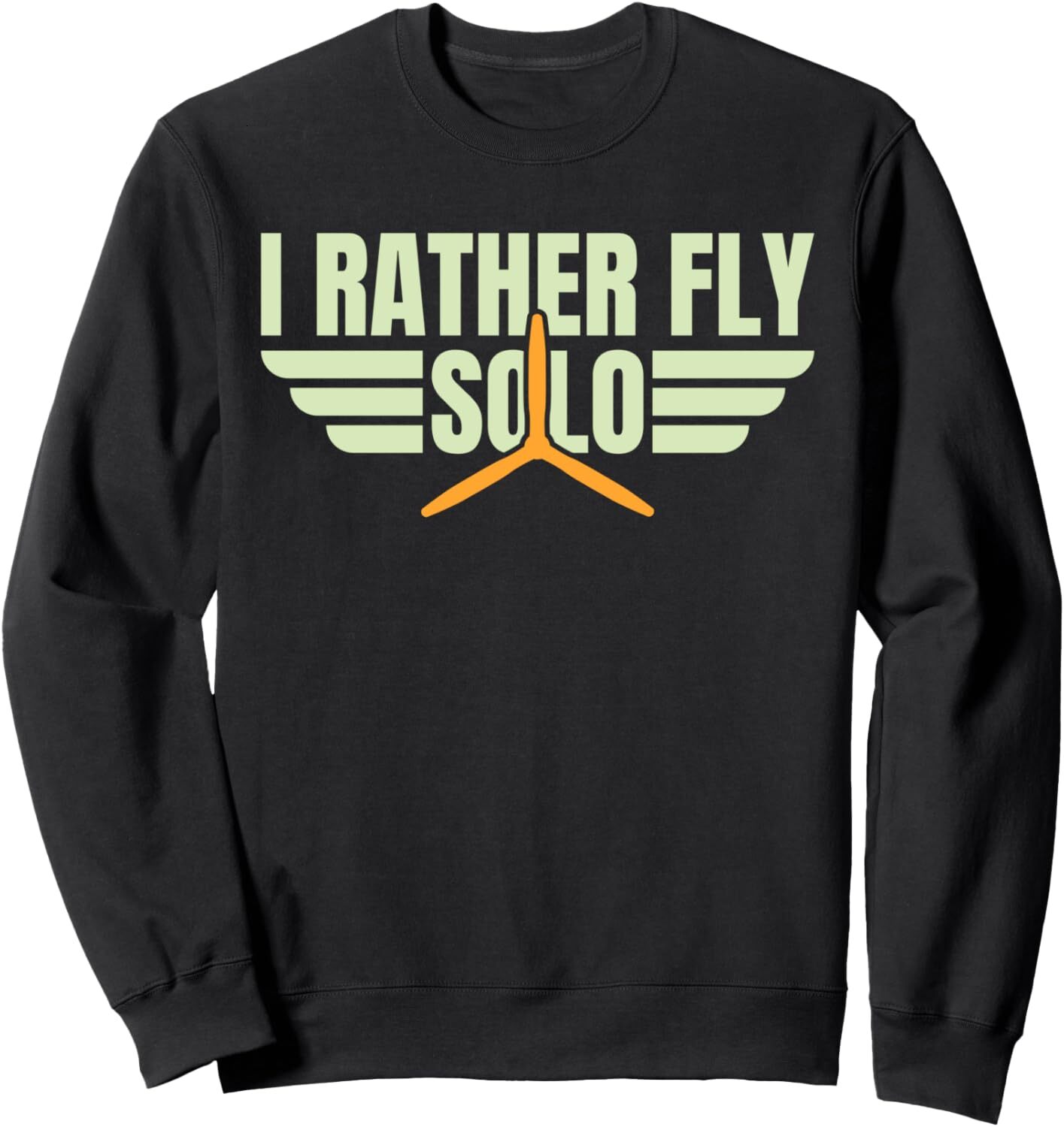 Long Sleeve Shirts for Men sweatshirt Distressed I Rather Fly Solo Funny Airplane Pilot Sweatshirt T shirt Tee Streetwear Casual tops clothes