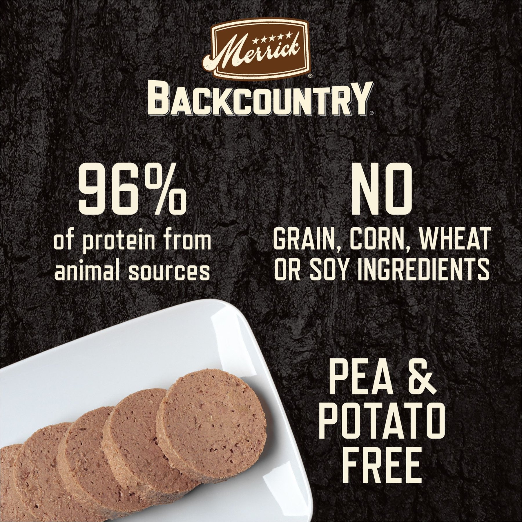 Merrick Backcountry Grain-Free Real Beef & Chicken Dinner Variety Pack Wet Dog Food, 12.7-oz can, case of 12