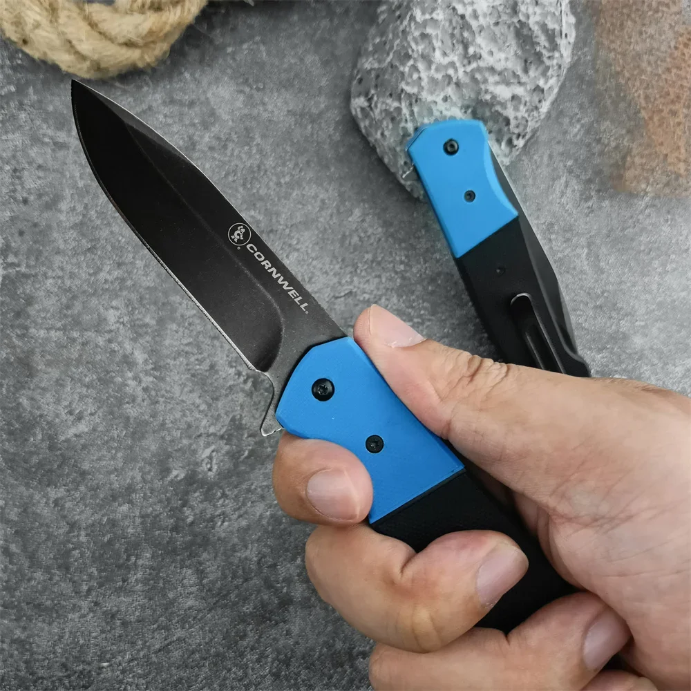 High Quaity CR 6884 Gnitor Assisted Fipper Pocket Knife Satin Drop Point Bade G10 Handes Outdoor Tacticas Hunting Knives Muti-purpose Manua Open Hand