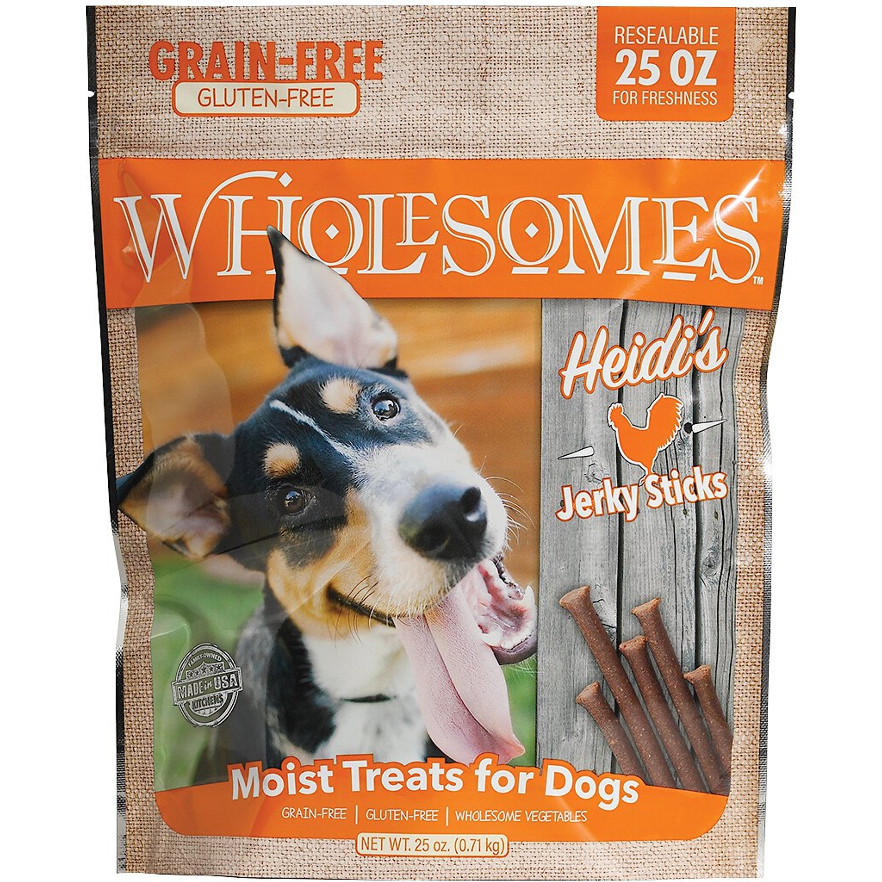 Wholesomes Heidi's Jerky Sticks Grain-Free Dog Treats
