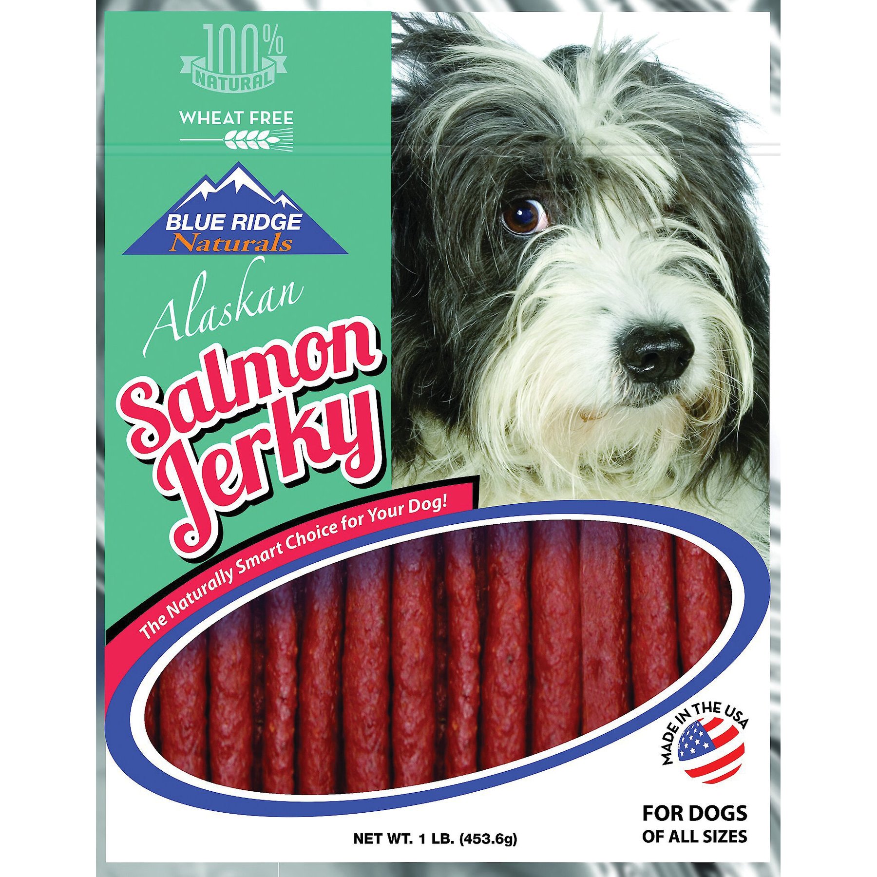 Blue Ridge Naturals Alaskan Salmon Jerky Dog Treats