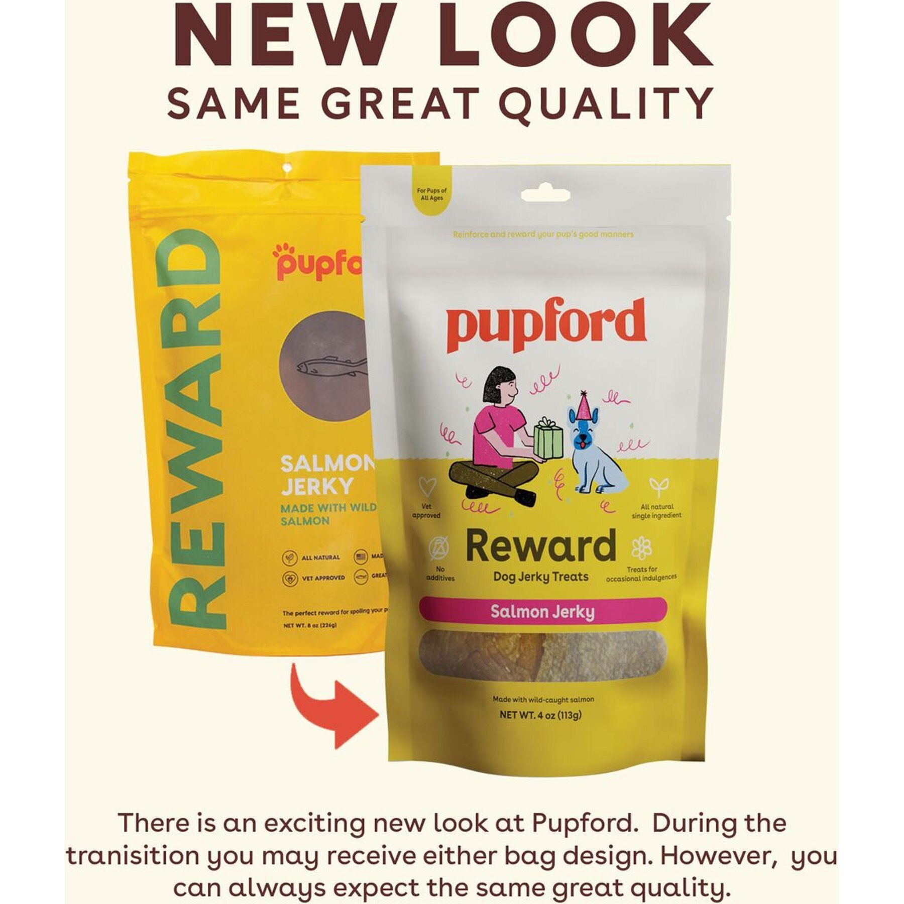 Pupford Salmon High-Protein Jerky Dog Treats