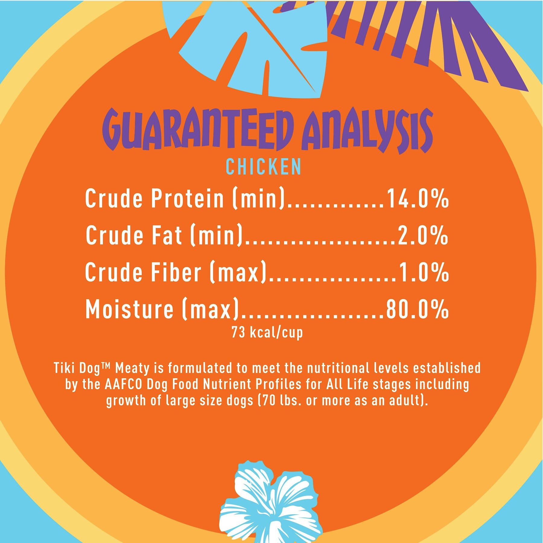 Tiki Dog Meaty High Protein Diet Chicken Recipe in Broth Grain-Free Wet Dog Food, 3-oz cup, case of 4
