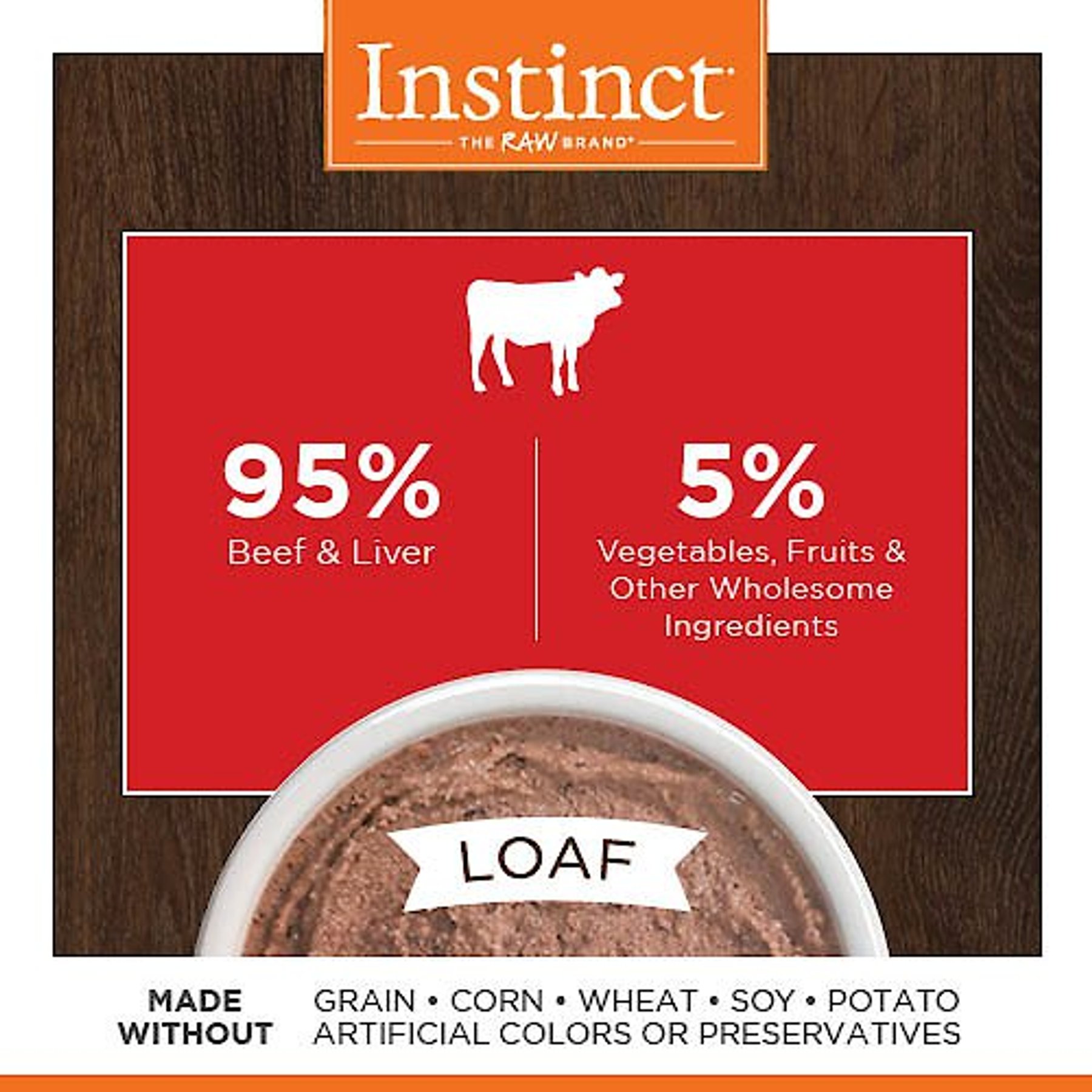 Instinct Original Adult Grain-Free Real Beef Recipe Wet Dog Food