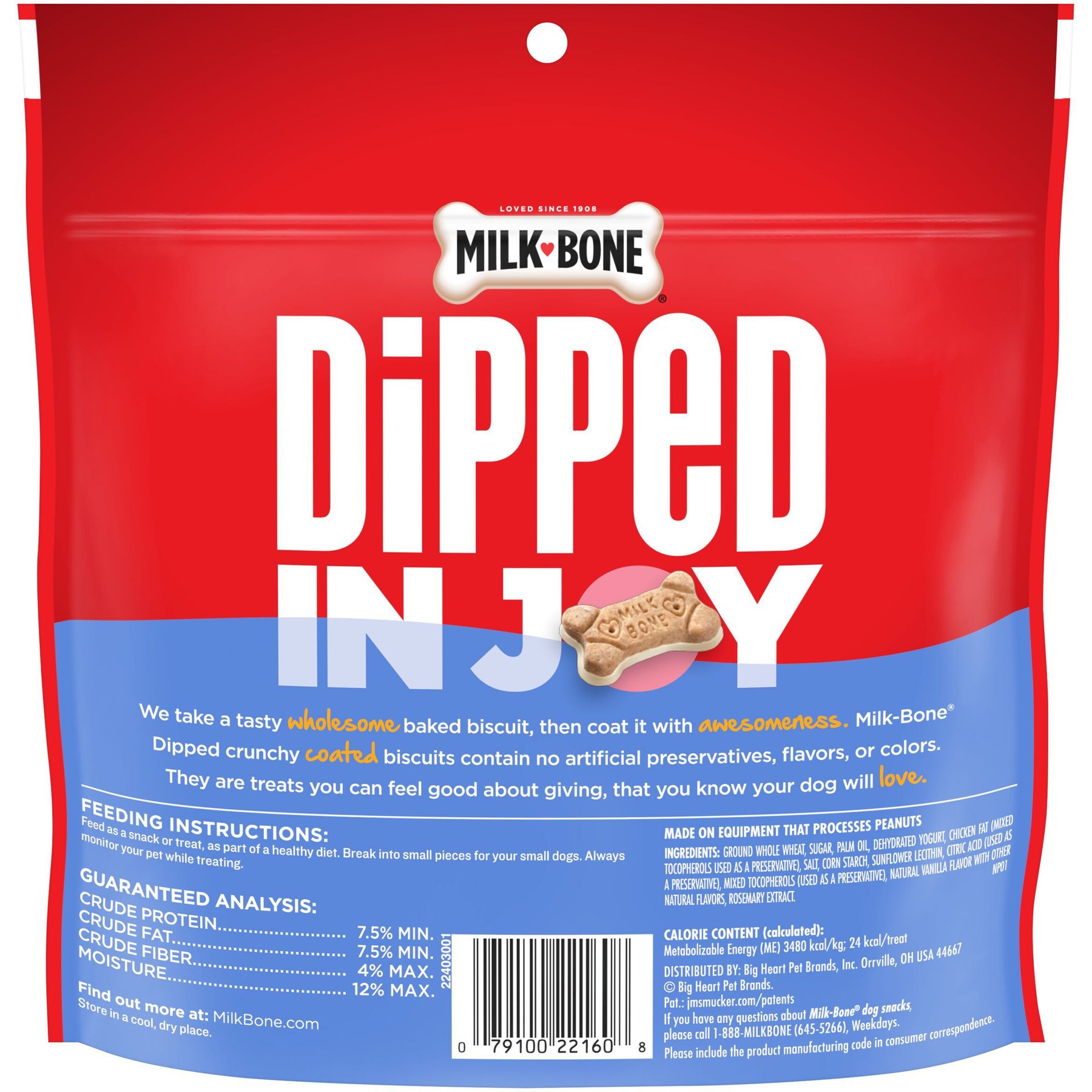 Milk-Bone Dipped Vanilla Yogurt Crunchy Dog Treats