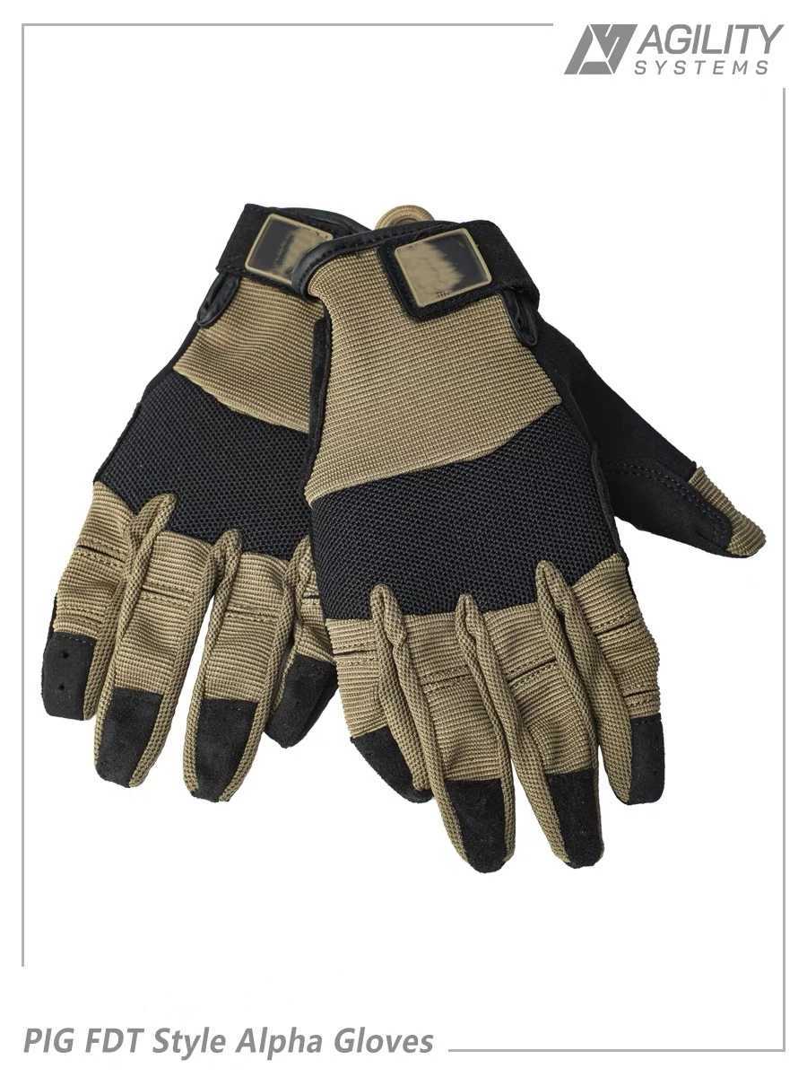 PIG FDT style Alpha tactical gloves used for outdoor camping and cycling breathable lightweight anti slip touch screenW241120