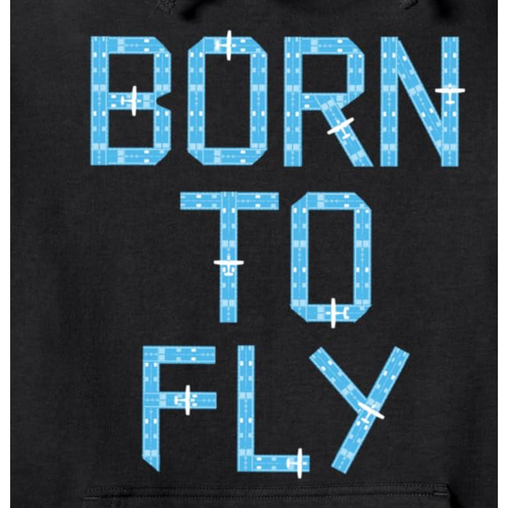Hoodie for Mens Womens Funny Born To Fly Private Pilot Runway Gift Tee Pullover Hoodie Graphic Hoodies sweatshirt cool