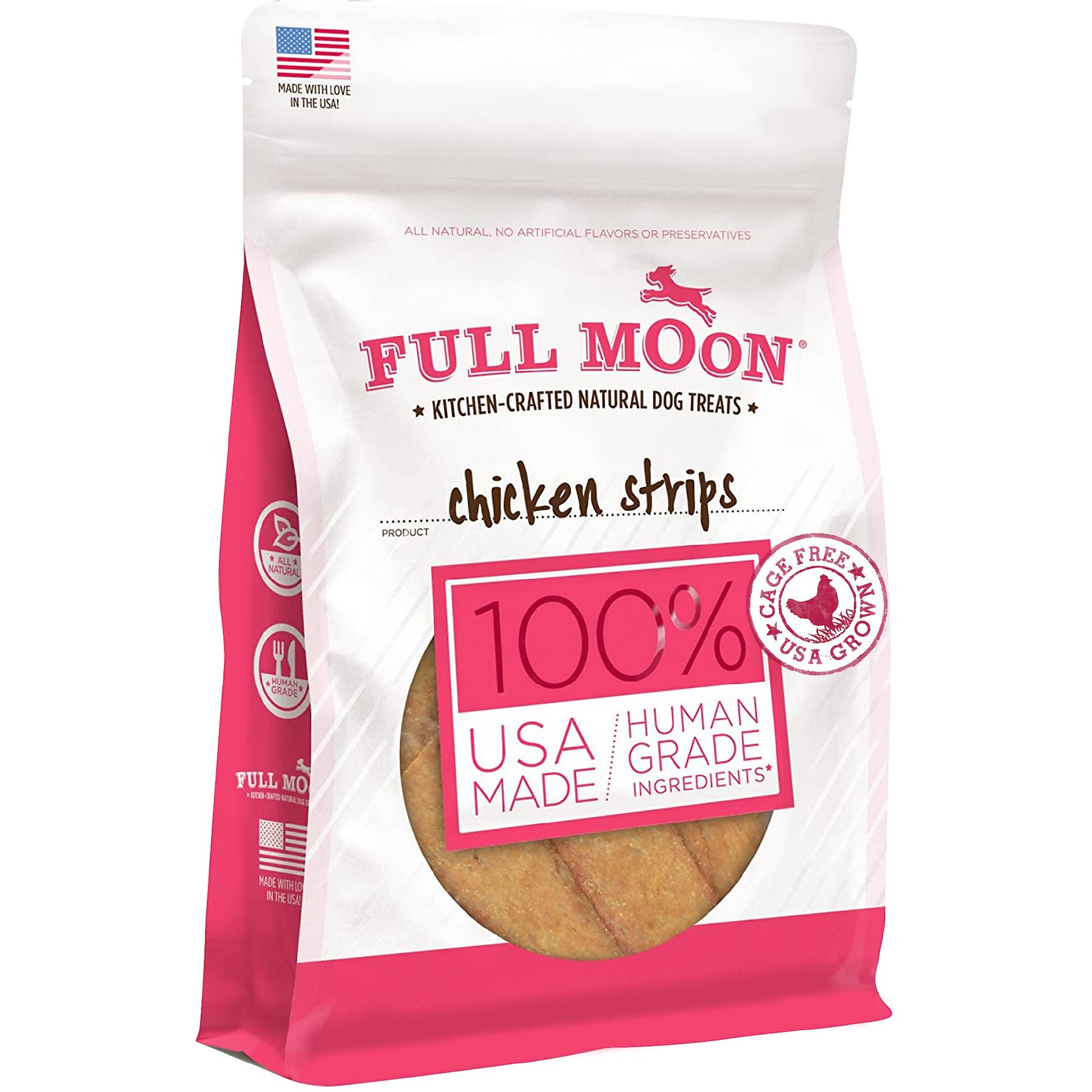 Full Moon Chicken Strips Grain-Free Dog Treats