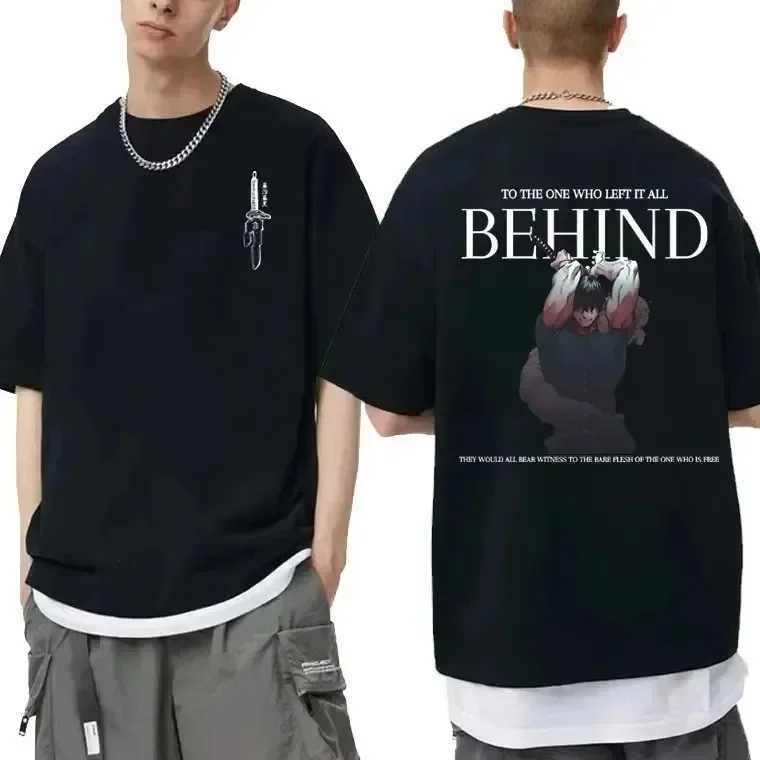 Men's T-Shirts Japanese Anime Jujutsu Kaisen Fushiguro Toji Graphic T-shirt Men Women Fashion Loose T Shirts Fashion Cotton T Shirt Y2k Top Y2404