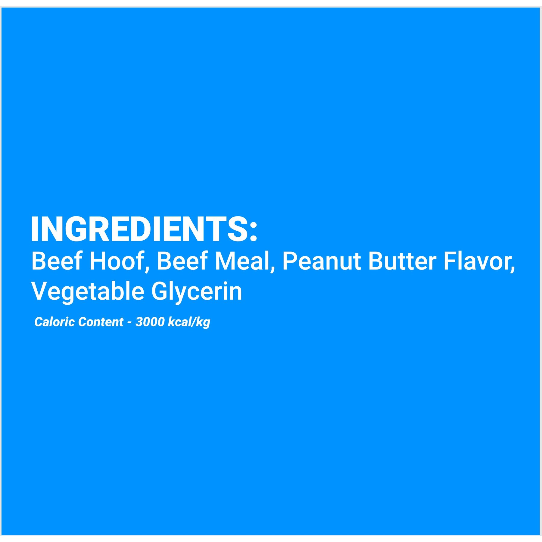 Barkworthies Protein Packed Beef Bootie Peanut Butter Blend Dog Treat