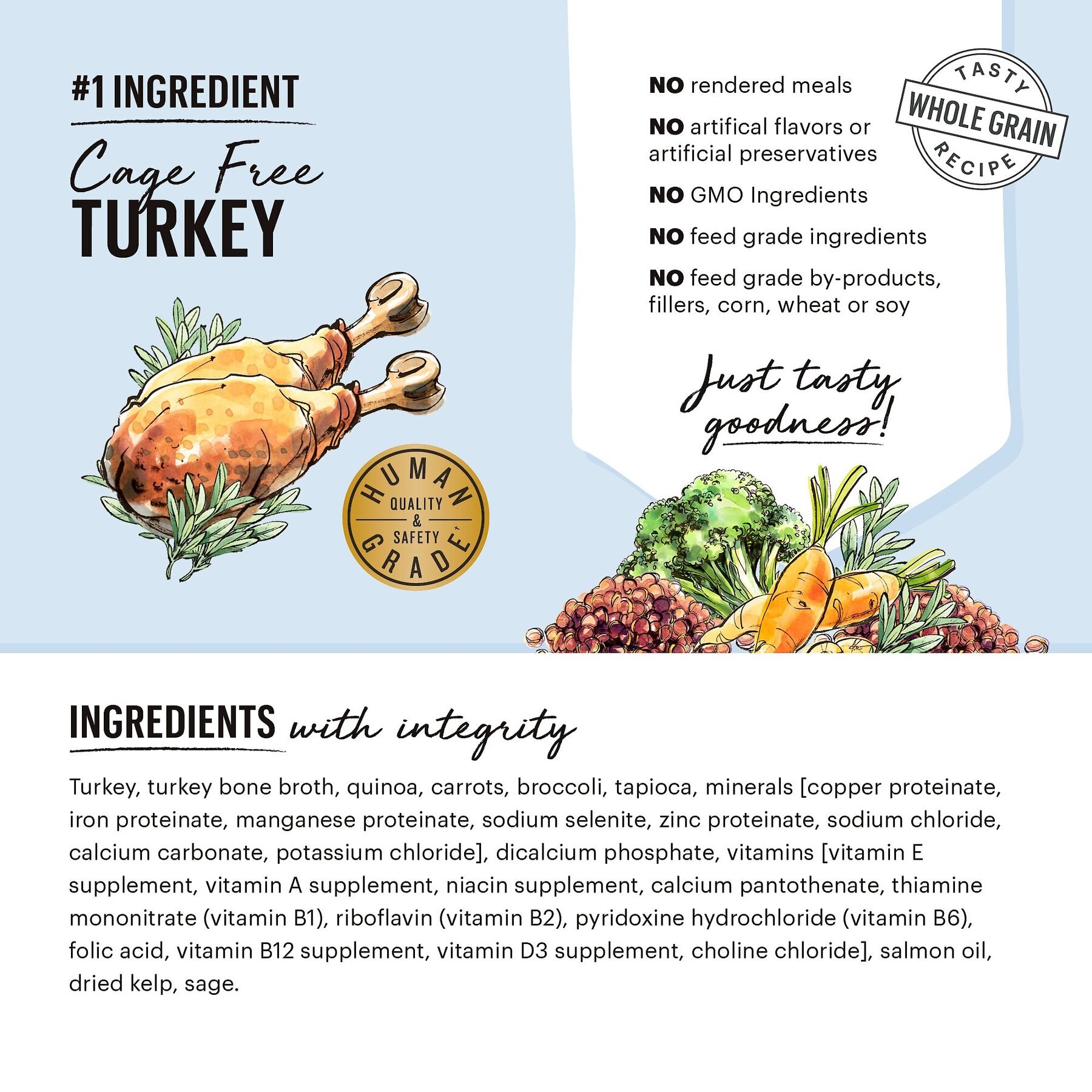 'The Honest Kitchen One Pot Stew Tender Turkey Stew with Quinoa, Carrots & Broccoli Wet Dog Food