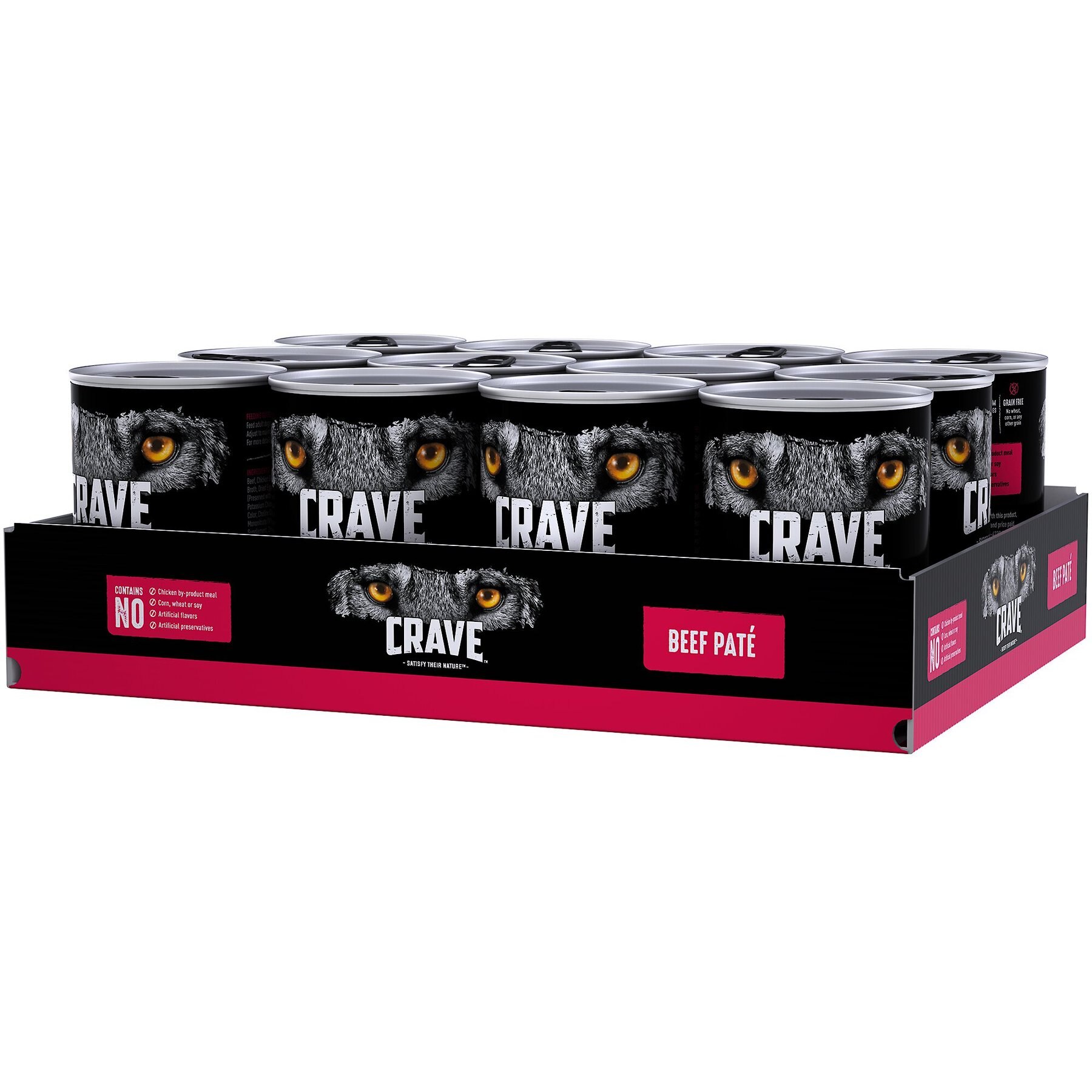 Crave Beef Pate Grain-Free Canned Wet Dog Food