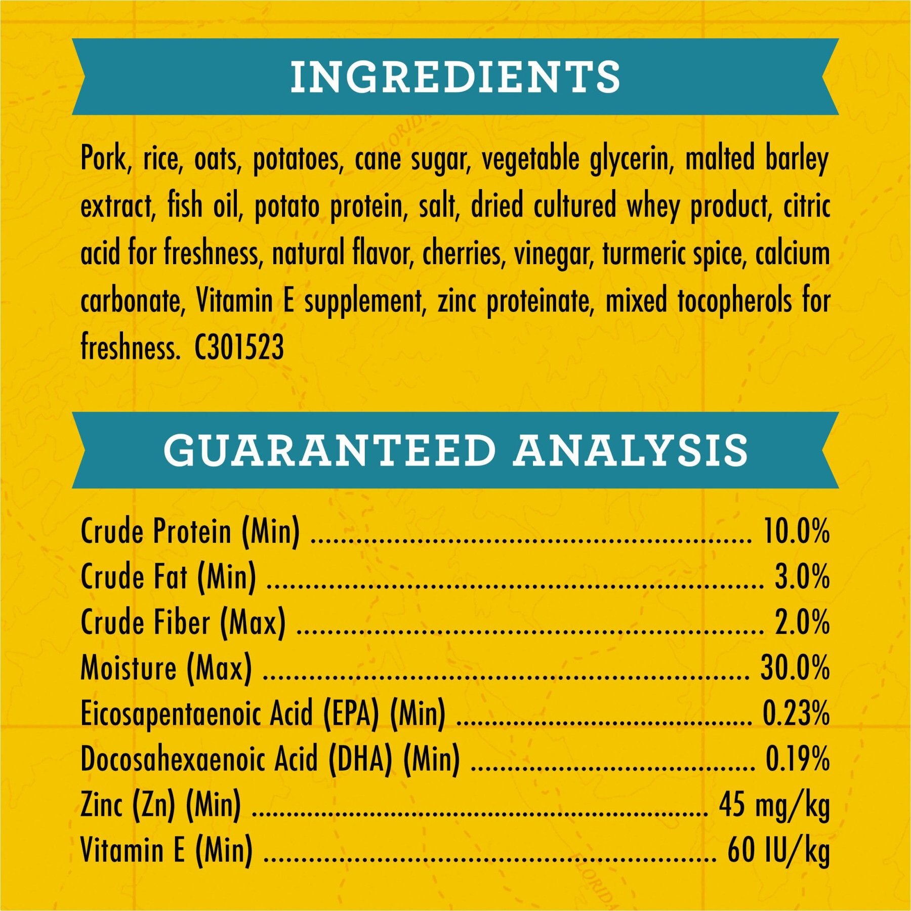 Zuke's Puppy Naturals Pork & Chickpea Recipe Grain-Free Dog Treats