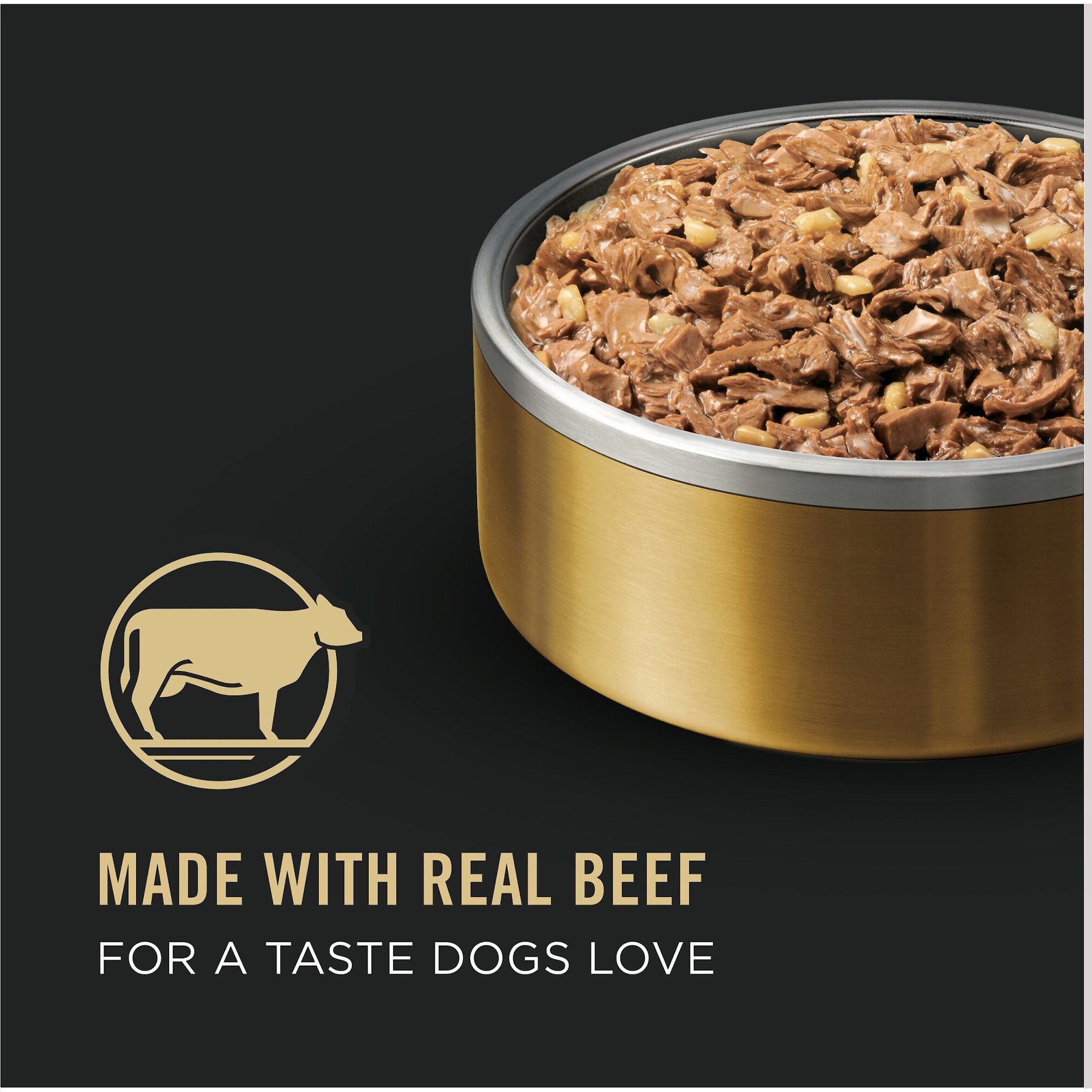 Purina Pro Plan Bright Mind Senior Adult 7+ Beef & Brown Rice Entree Wet Dog Food