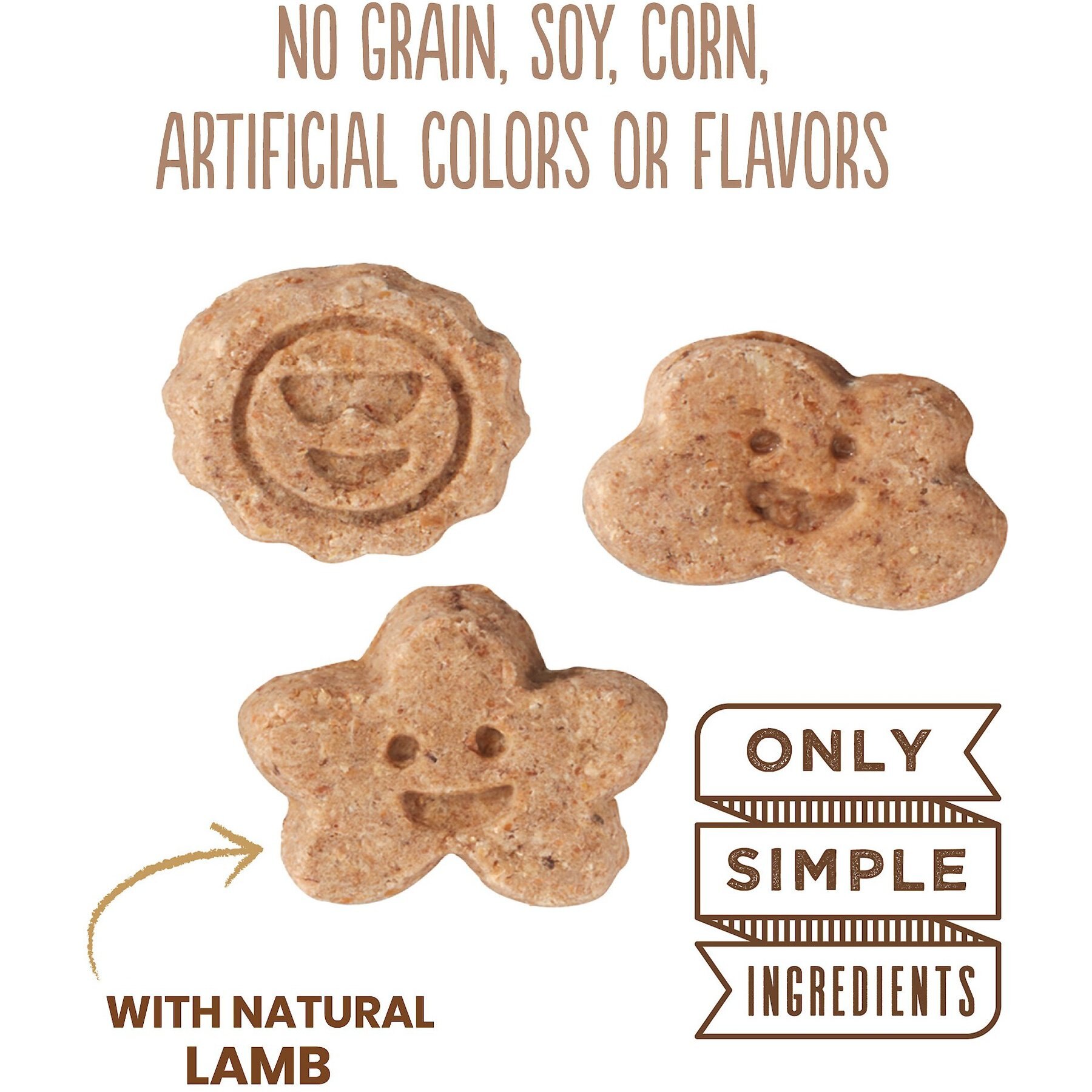 Cloud Star Wag More Bark Less Grain-Free Oven Baked Peanut Butter & Apples Mini Biscuits Dog Treats