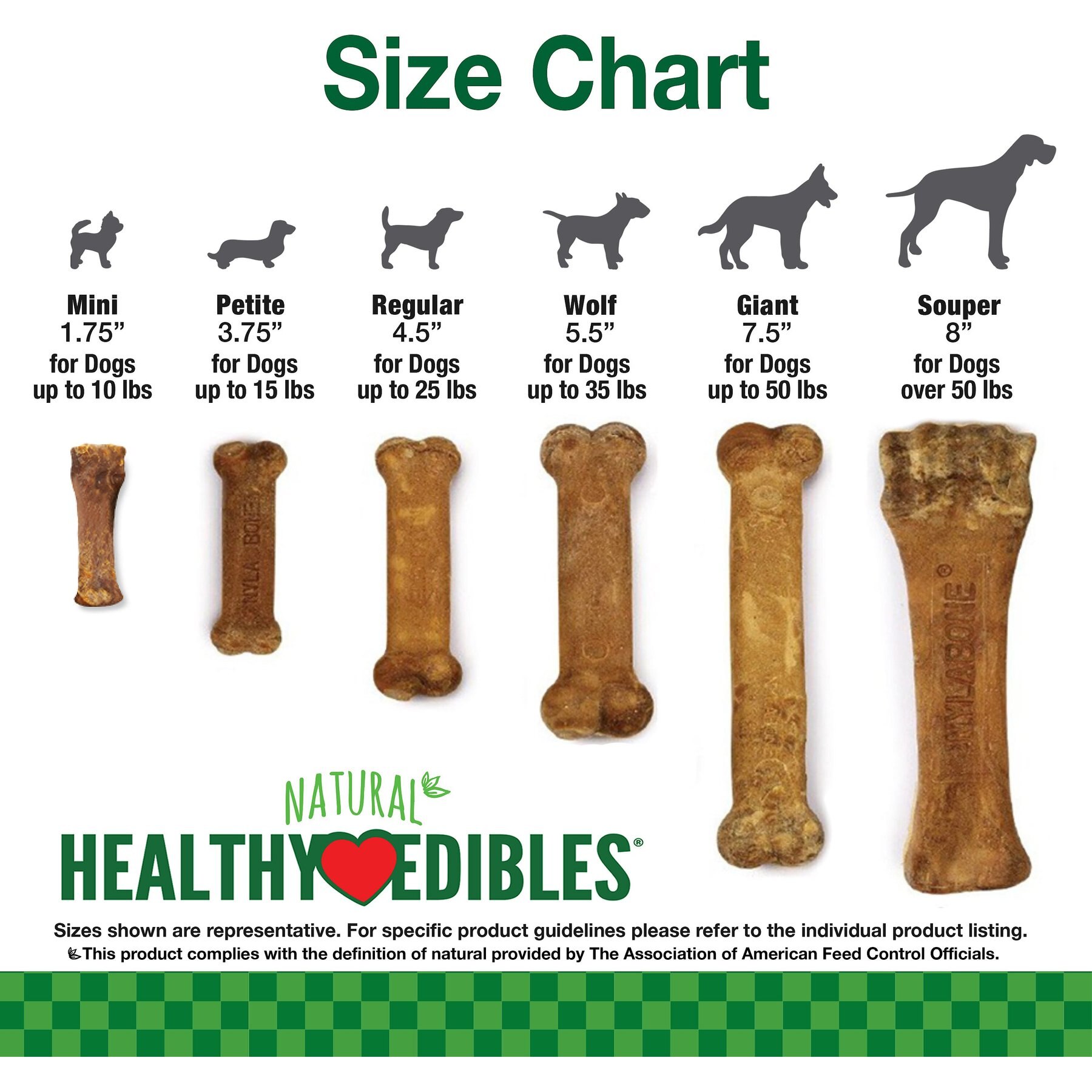 Nylabone Healthy Edibles Longer Lasting Chicken Flavor Dog Bone Treats