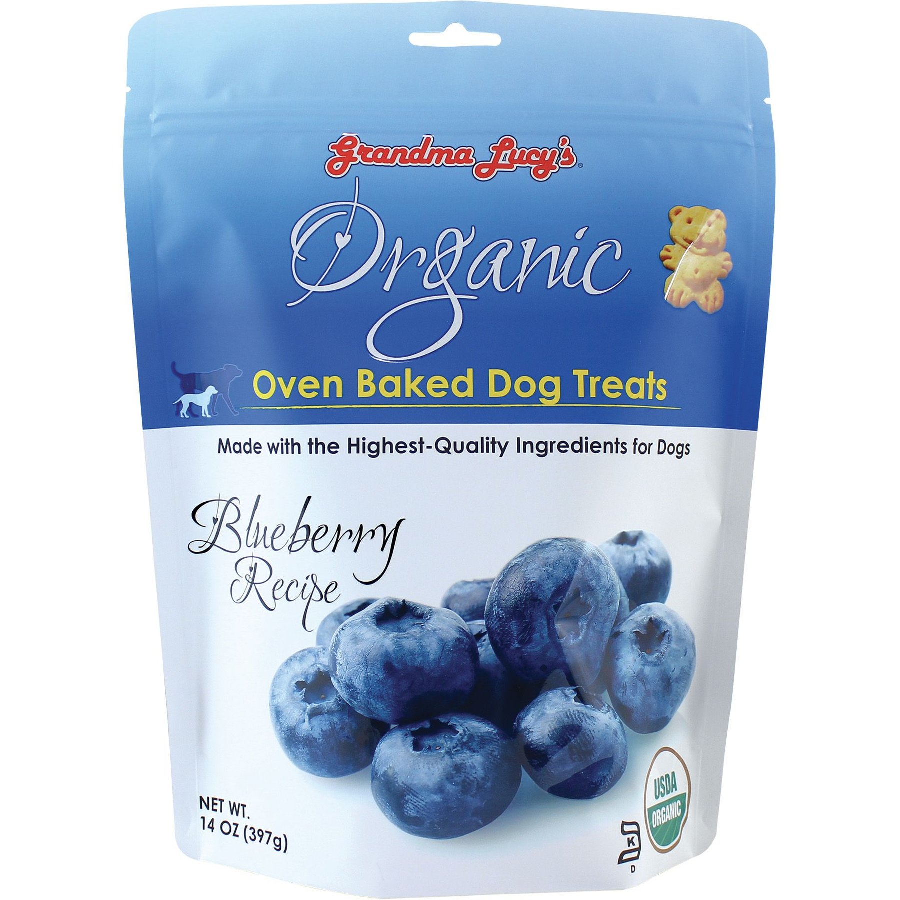Grandma Lucy's Organic Blueberry Oven Baked Dog Treats