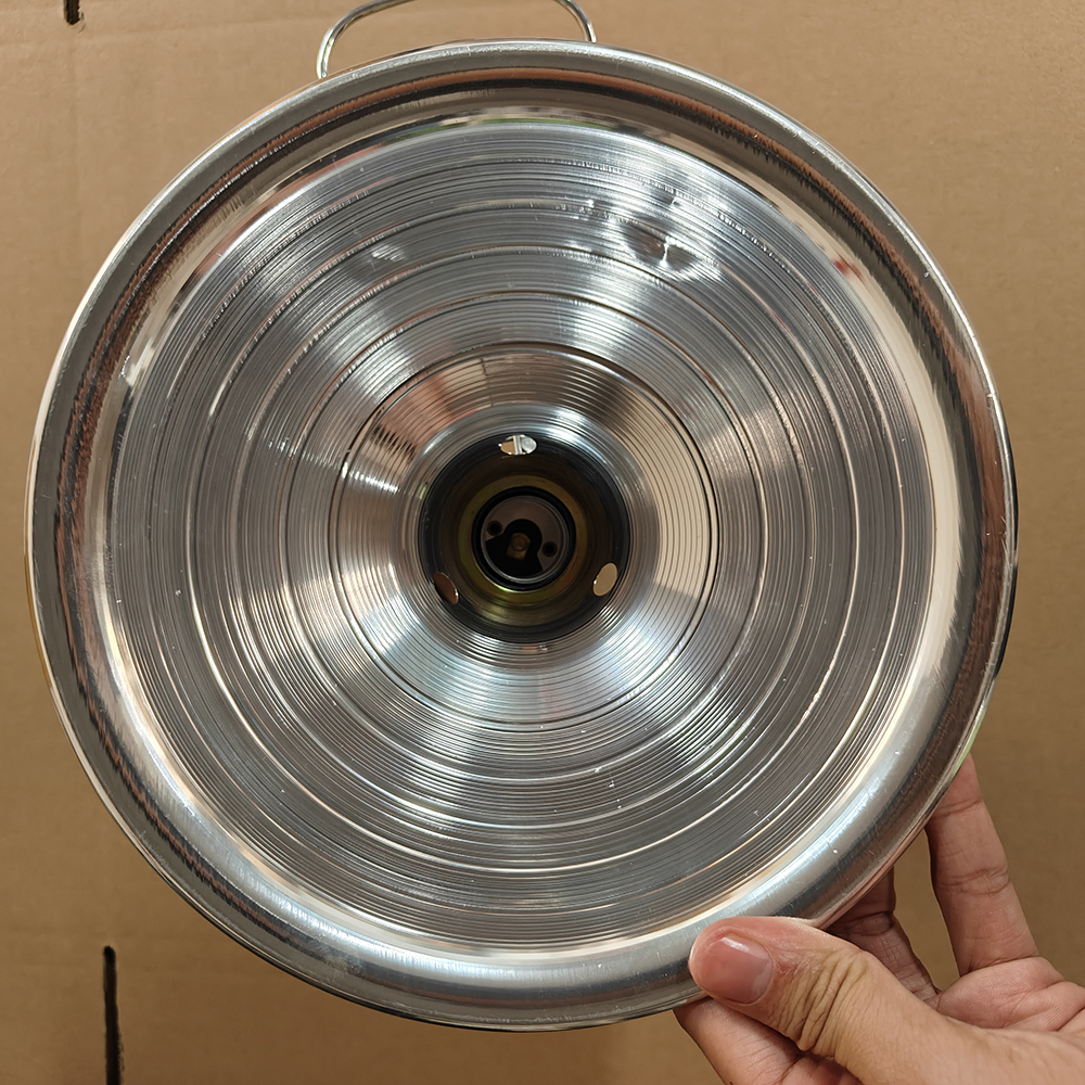 Clamp Lamp Light Aluminum Reflector& 6' Cord up to 150W With 18/2-Gauge 6 Feet Cord, Silver(No Bulb Included)