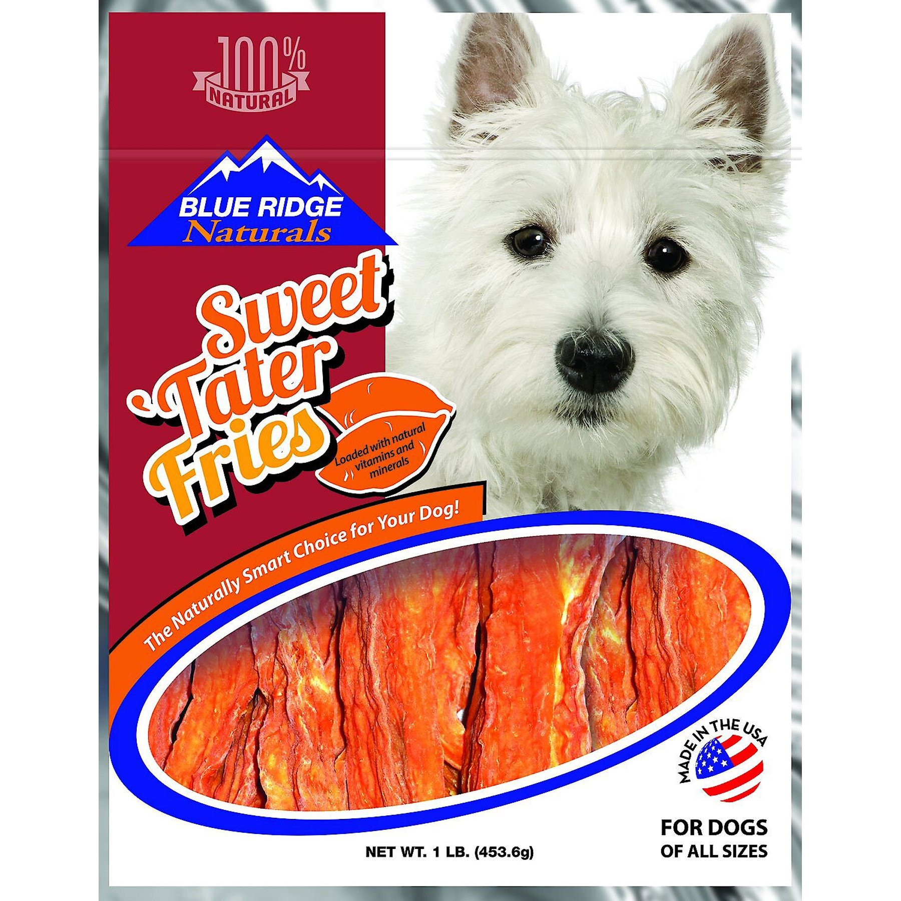 Blue Ridge Naturals Sweet Tater Fries Dehydrated Dog Treats
