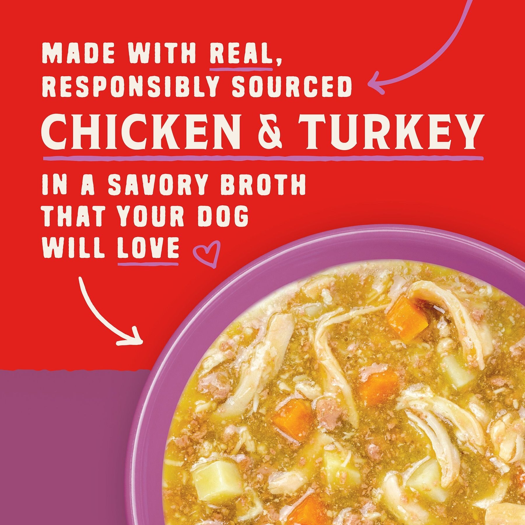 Stella & Chewy's Wild Red Grain-Free Chicken & Turkey Stew Wet Dog Food