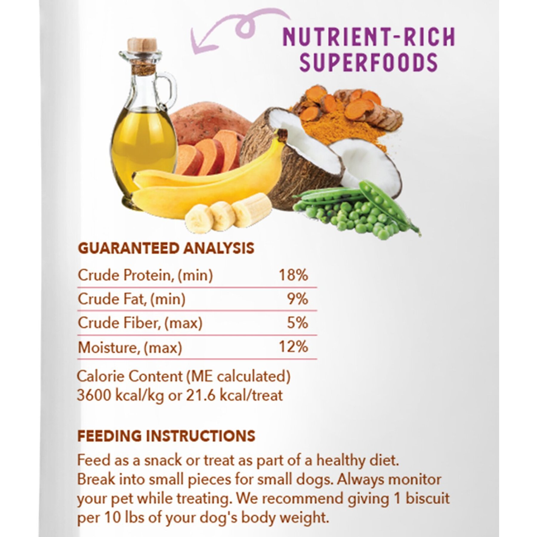 Health Extension Grain-Free OvenBaked Peanut Butter Recipe with Banana Dog Treats