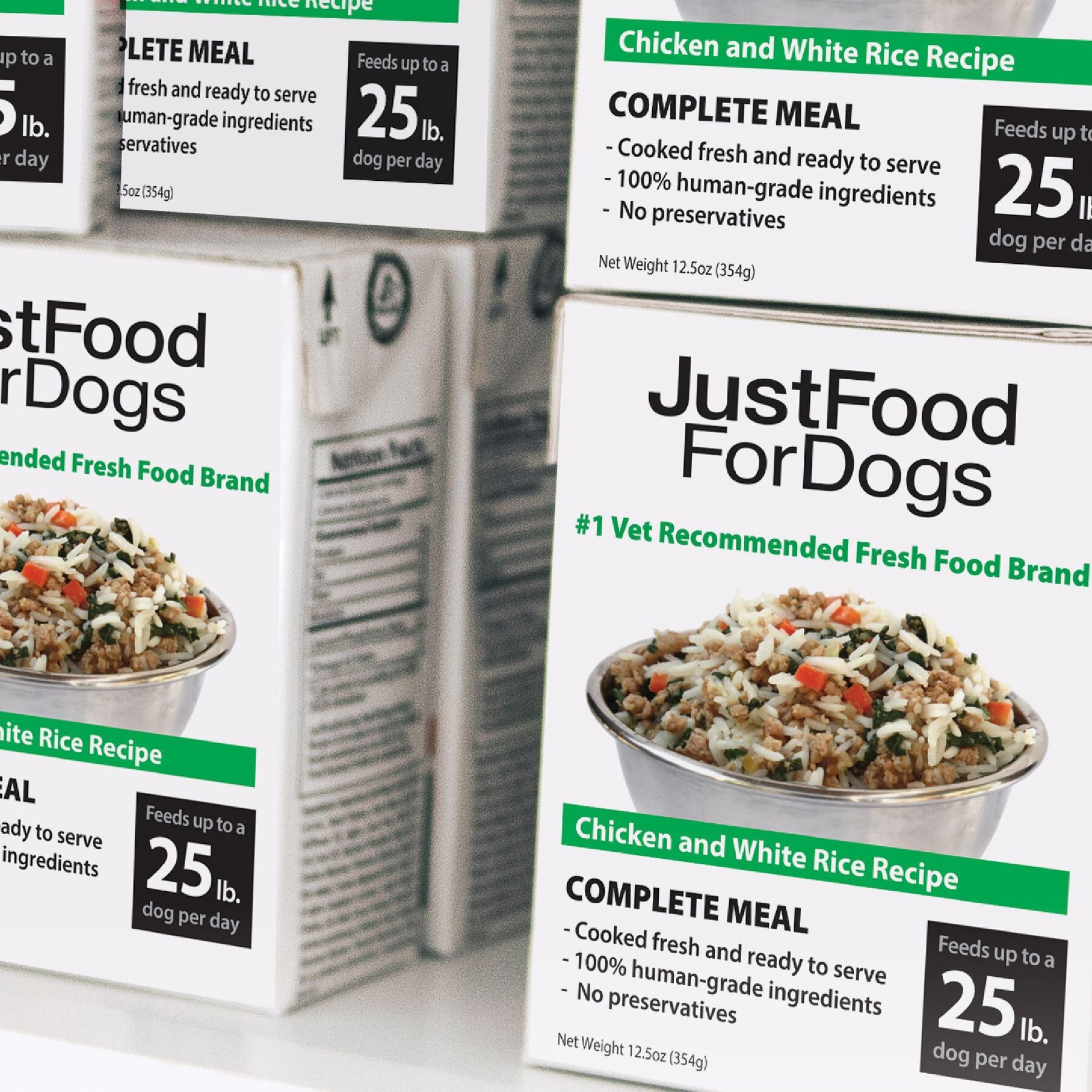JustFoodForDogs Pantry Fresh Chicken & White Rice Fresh Dog Food