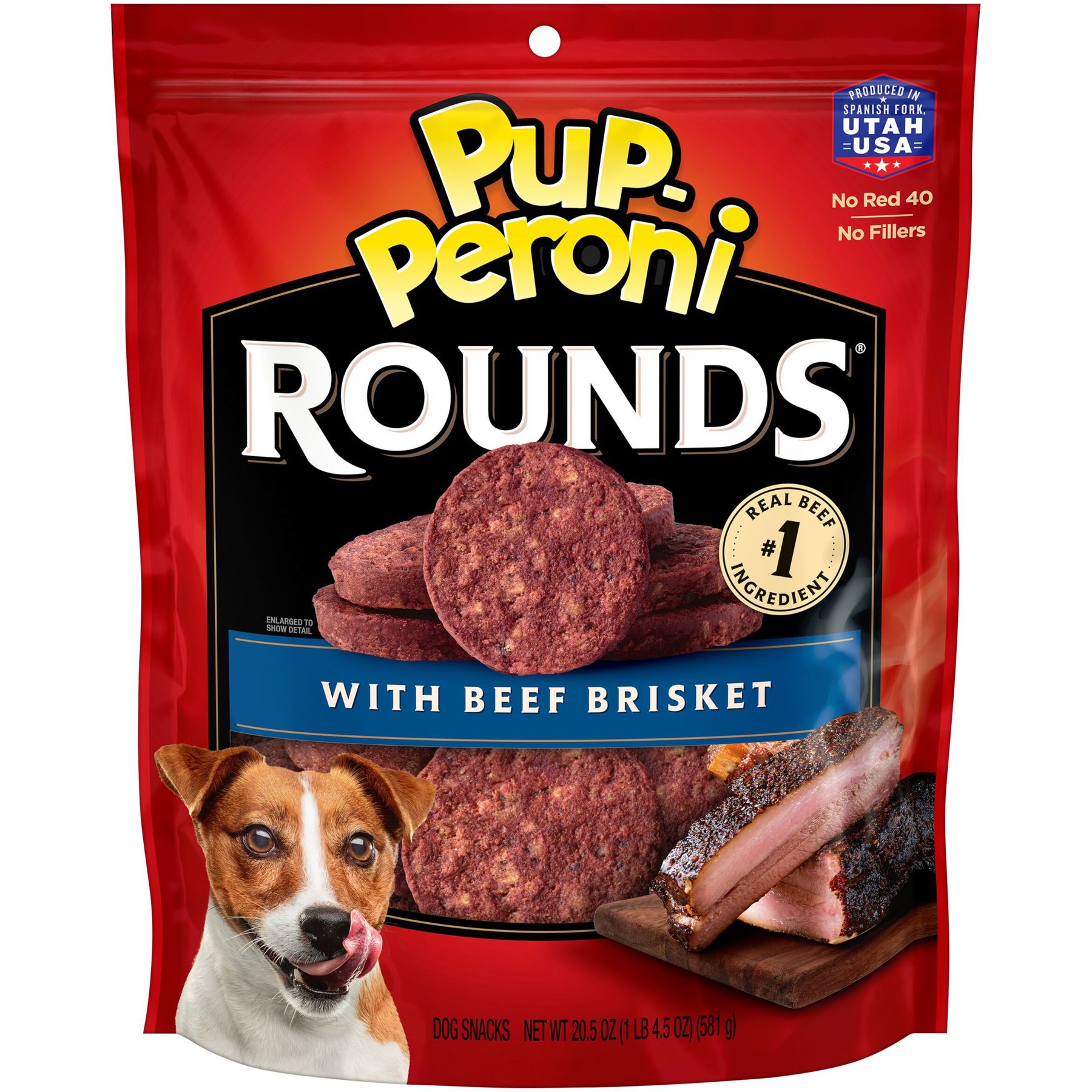 Pup-Peroni Rounds Beef Brisket Dog Treats