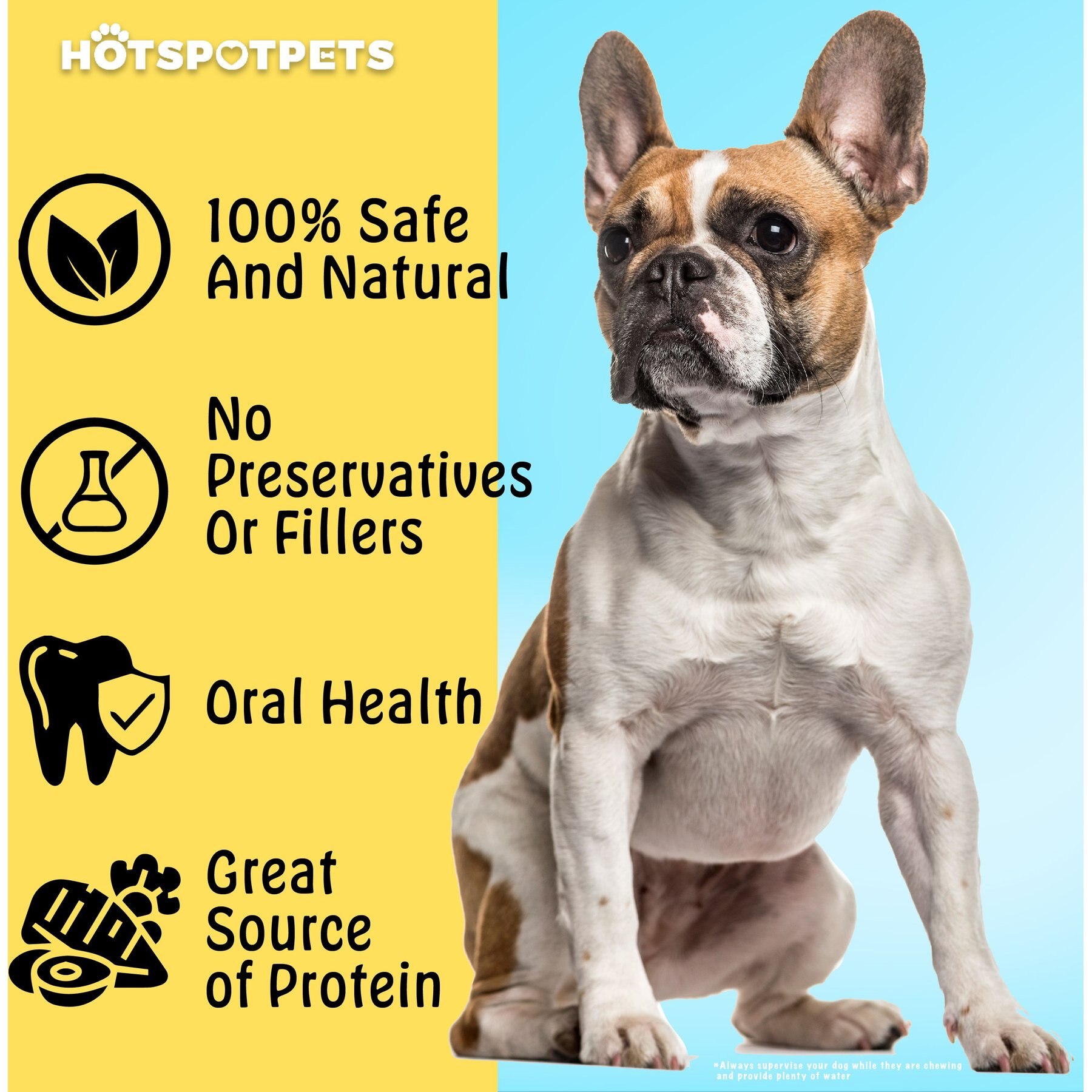 HOTSPOT PETS 6-in Chicken Crunchy Munchy Rolls Dog Treats