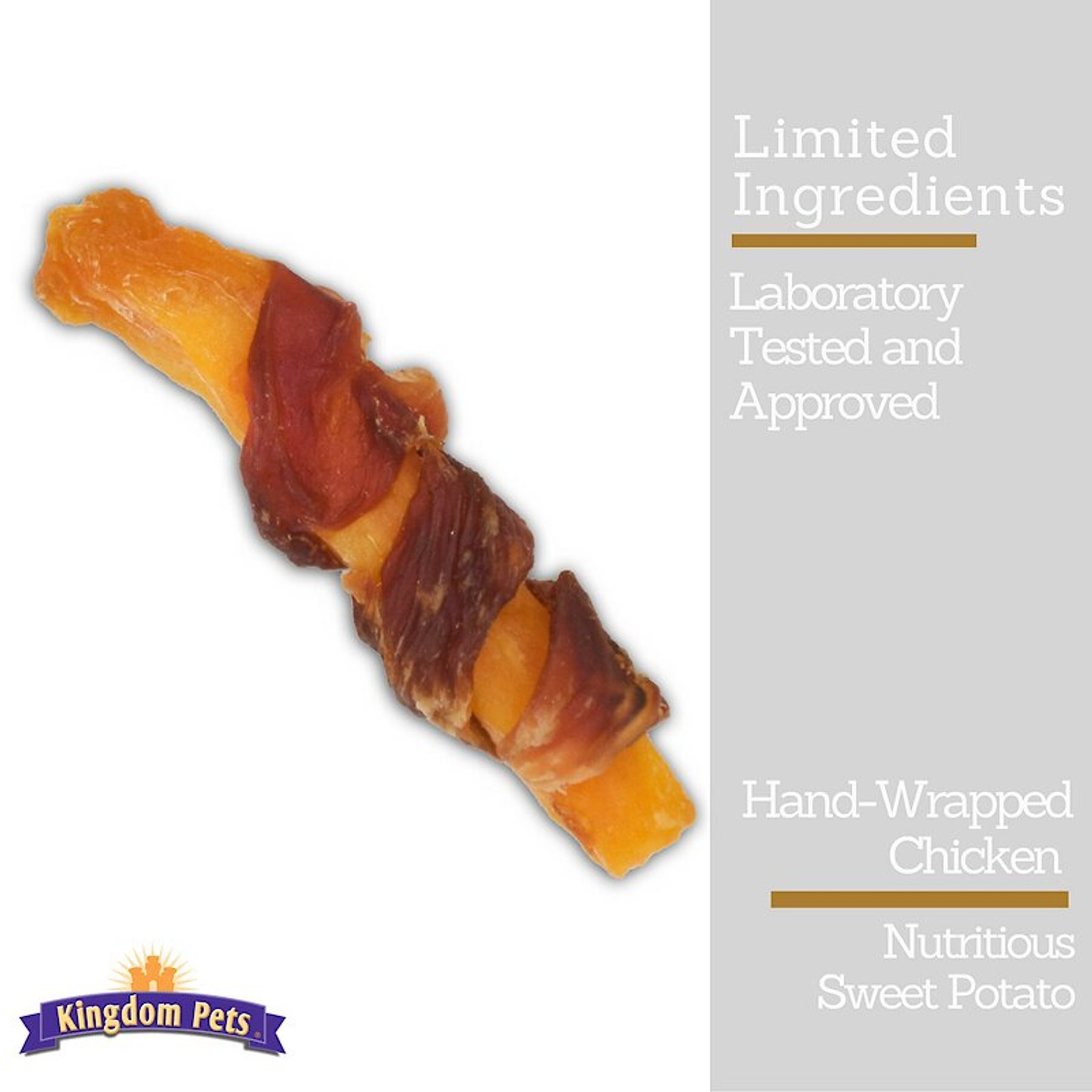 Kingdom Pets Chicken & Sweet Potato Jerky Twists Dog Treats