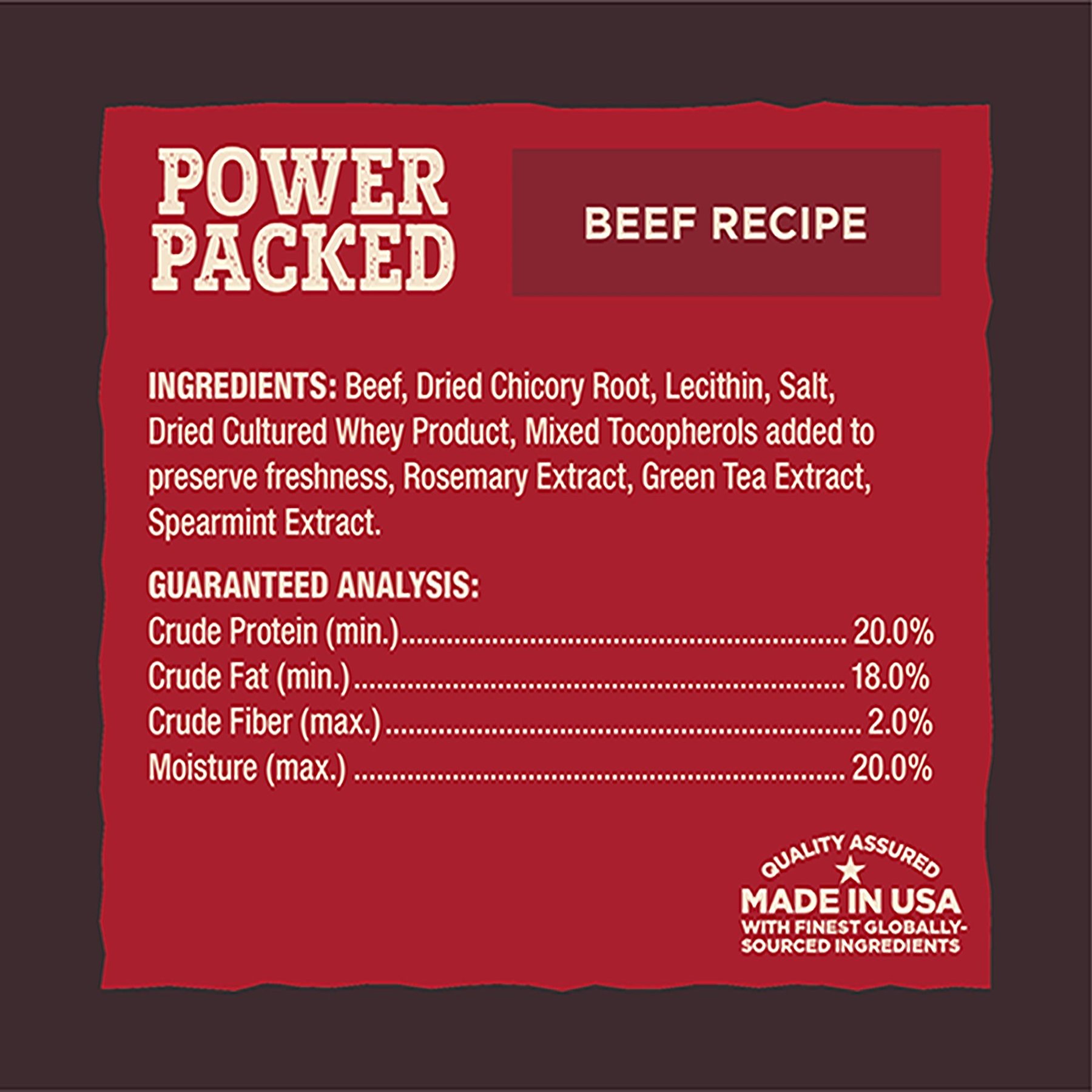 Wellness CORE Power Packed Beef Grain-Free Jerky Dog Treats