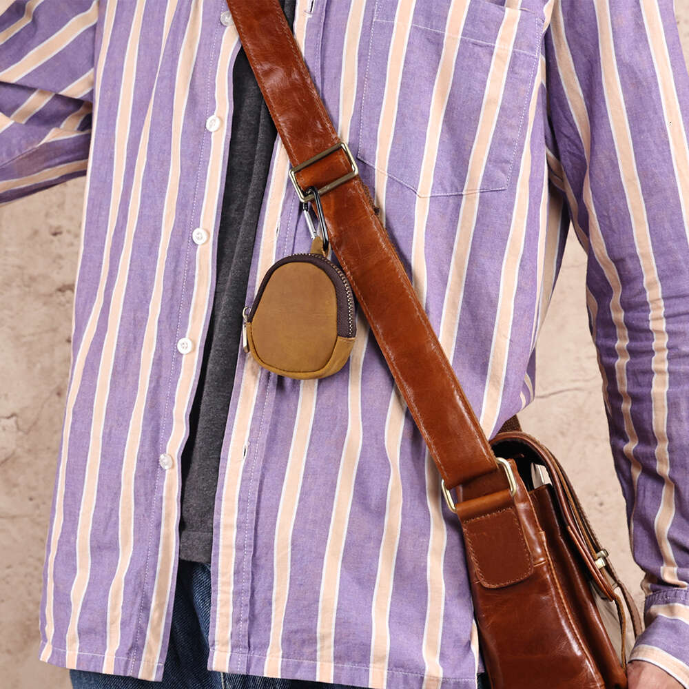 Genuine Leather Women Wallet Kid Money Coin Purse Zipper Small Storage Pouch for Bus Keys Earphone ID Card