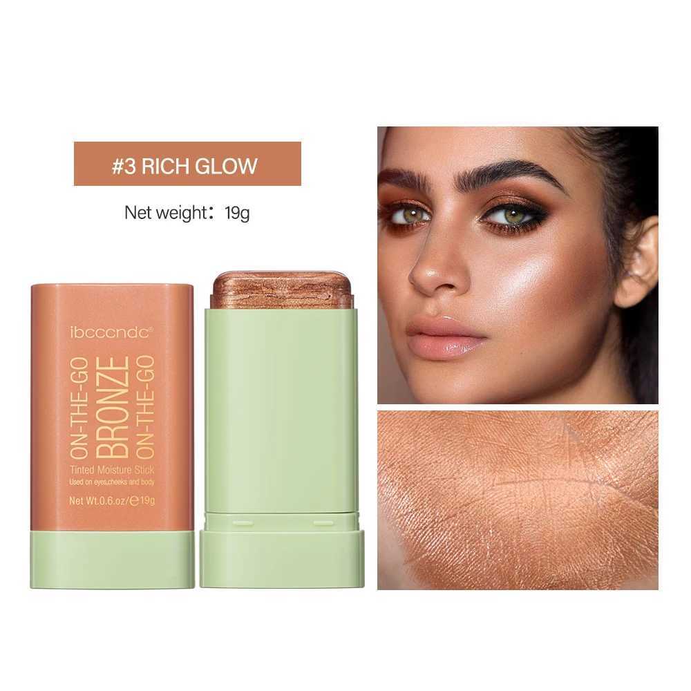 Bronzer Shading Stick Makeup Contour Sticks Peach Highlighter for Face B Body Glitter Cosmetics Ber Korean PowderW250217