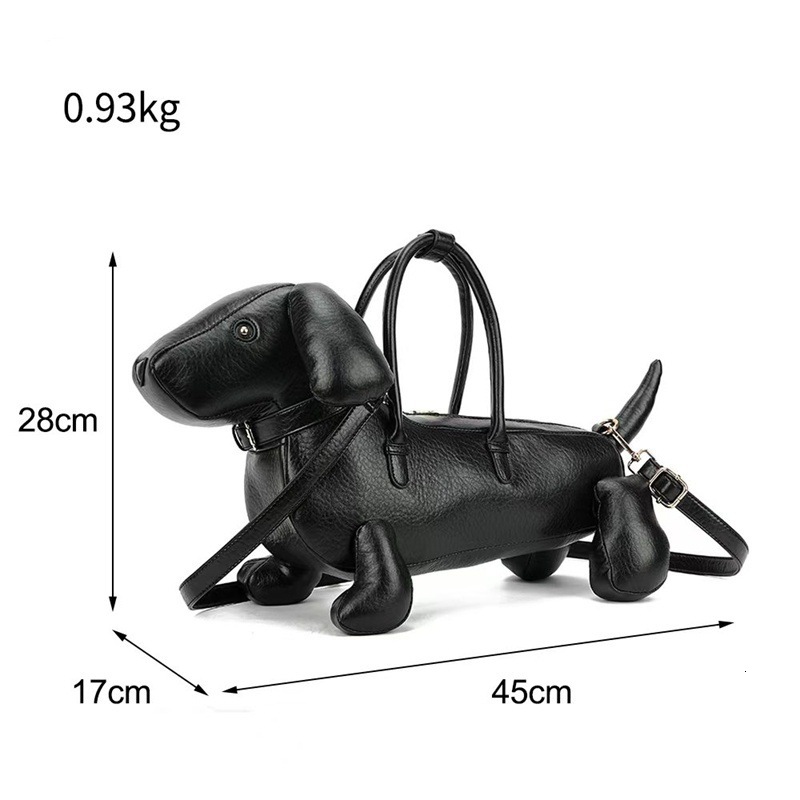 Fashionable And Casual Personalized 3D Three-Dimensional Dog Single Shoulder Crossbody Bags, Handbags, Trendy Women's Bags
