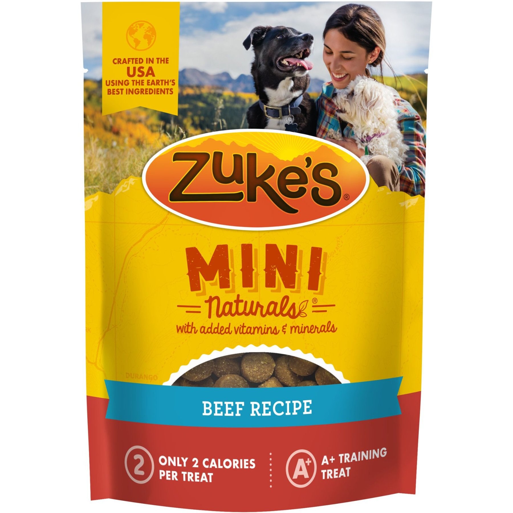 Zuke's Mini Naturals Beef Recipe Dog Treats