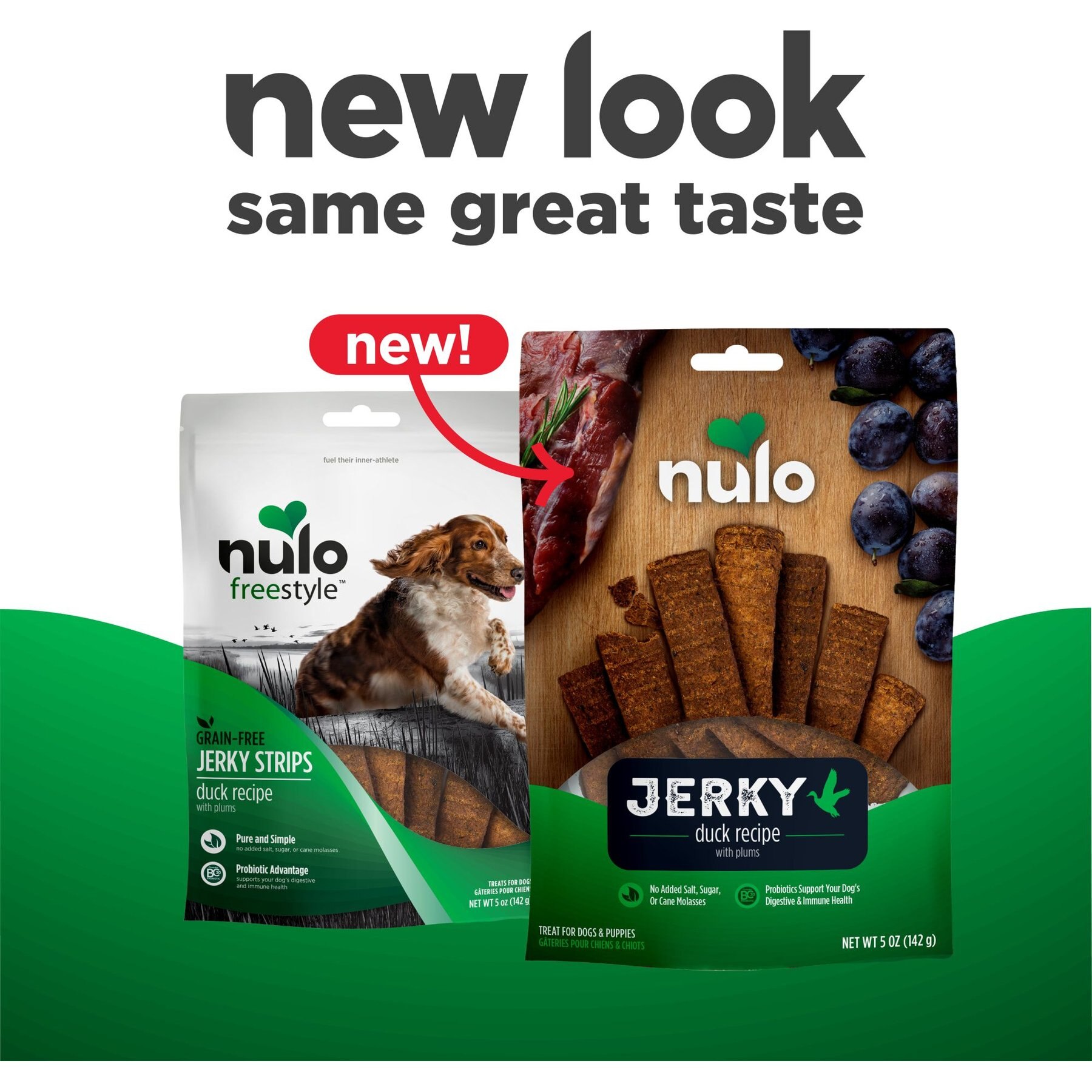 Nulo Premium Jerky Strips Dog Treats, Grain-Free High Protein Jerky Strips made with BC30 Probiotic to Support Digestive & Immune Health Dog Treats