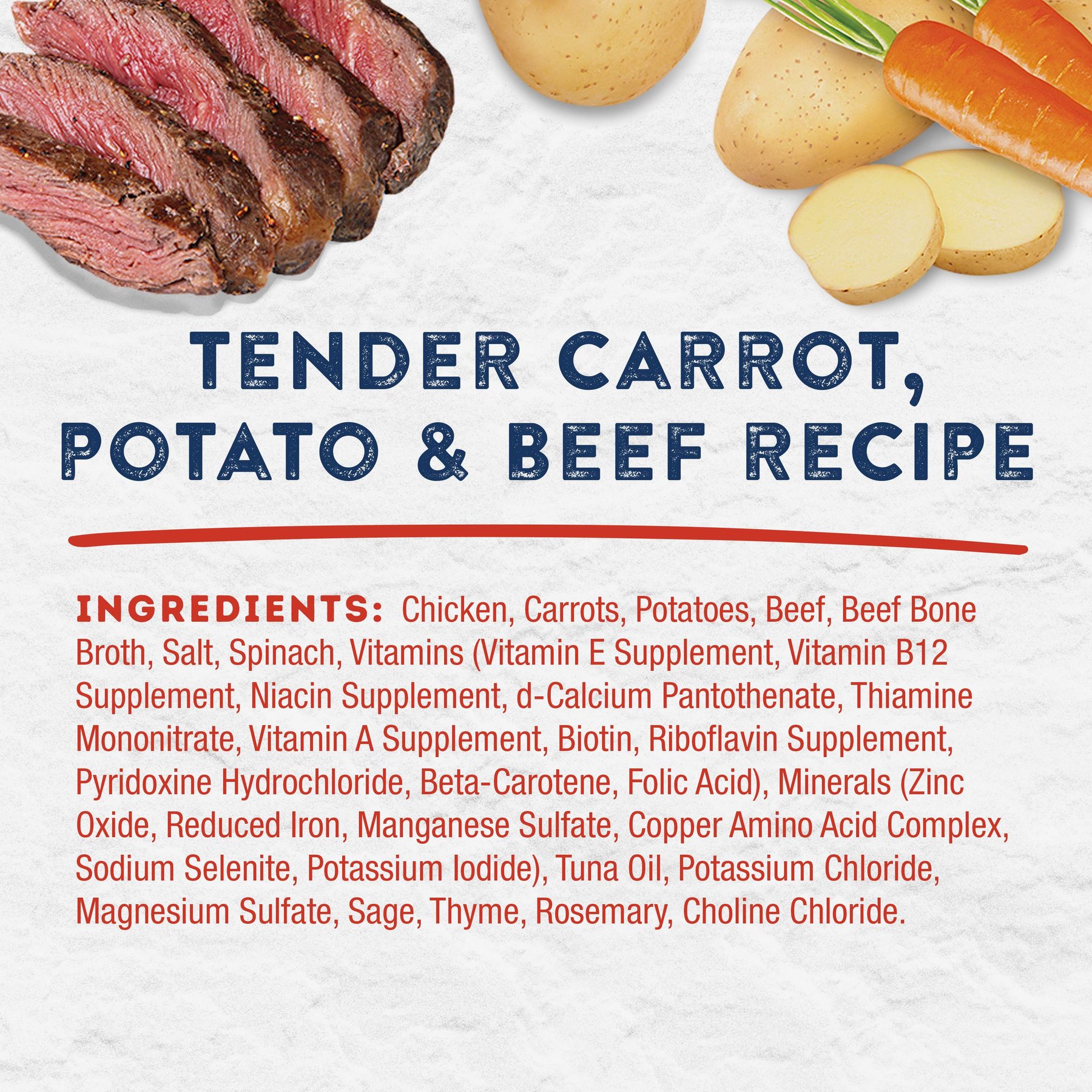 Natural Balance Original Ultra Platefulls Tender Carrot, Potato & Beef Recipe Wet Dog Food, 9-oz pouch, case of 12