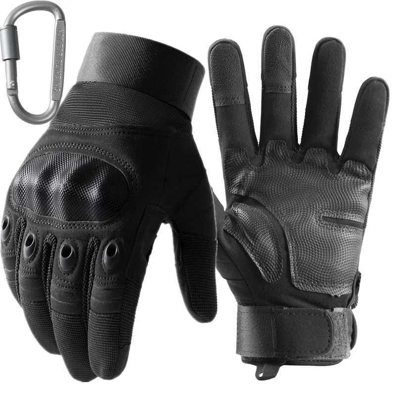Super Fiber Hard Shell Tactical Gloves Touch Screen Army Military Men Women Paintball Airsoft Combat Long Motorcyc GlovesXJ250904