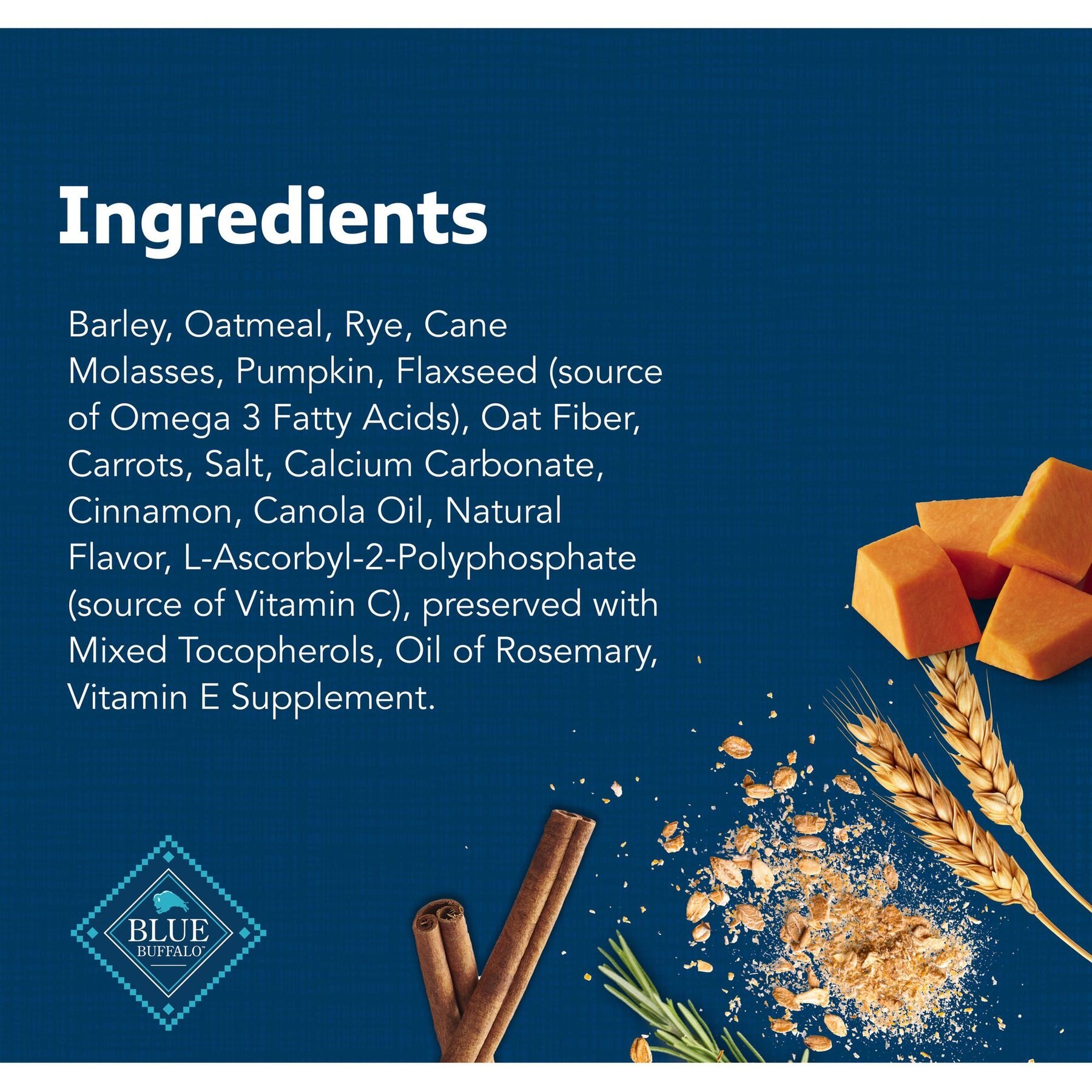 Blue Buffalo Health Bars Baked with Pumpkin & Cinnamon Dog Treats