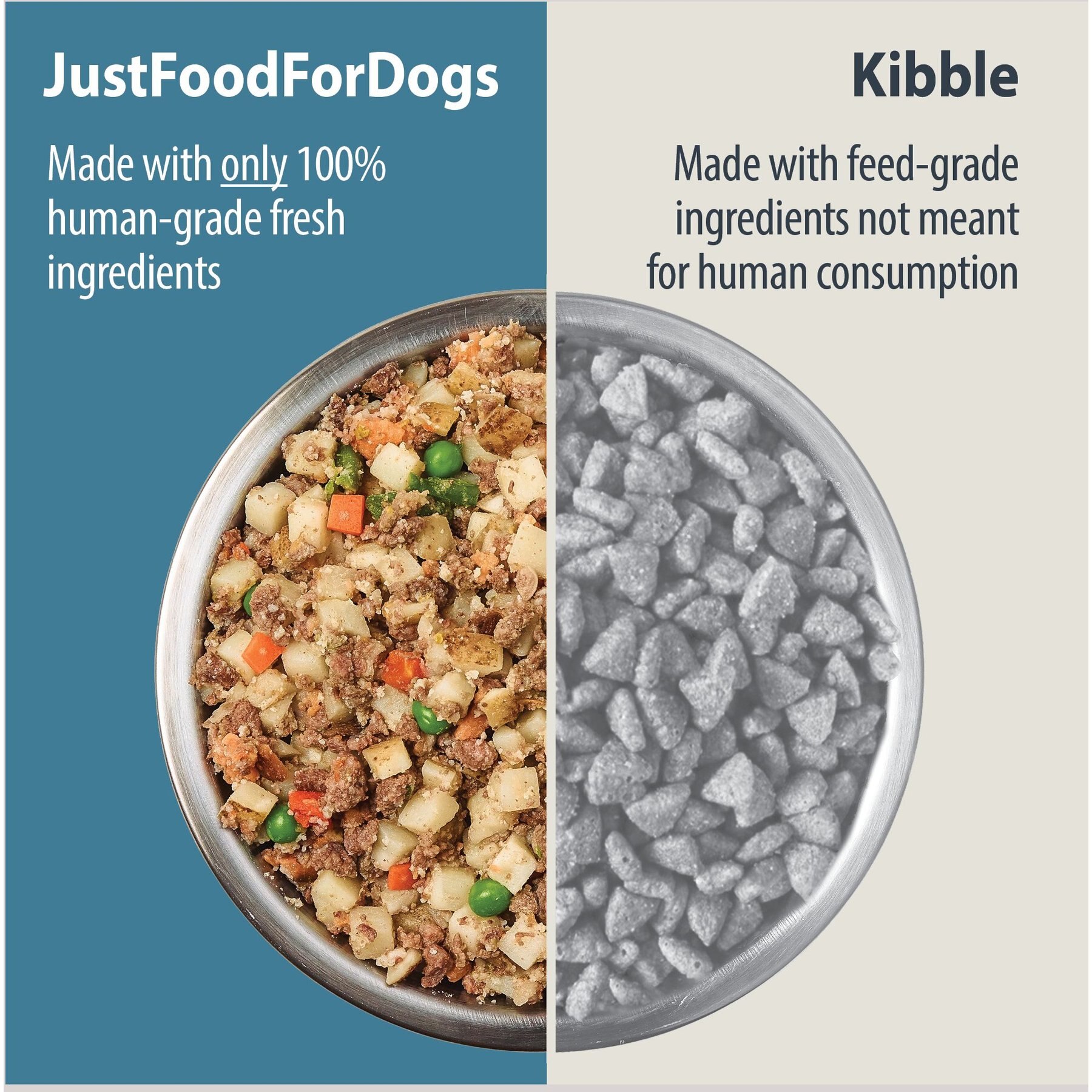 JustFoodForDogs Pantry Fresh Beef & Russet Potato Fresh Dog Food