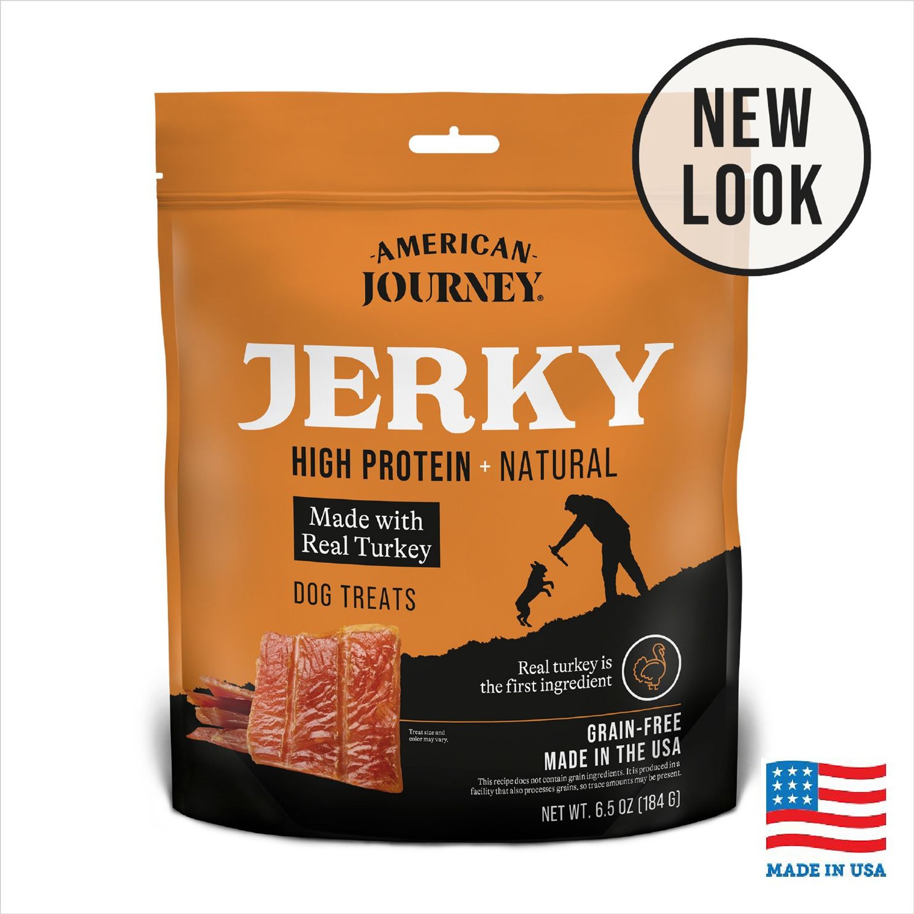 American Journey Turkey Jerky Natural Grain-Free Dog Treats