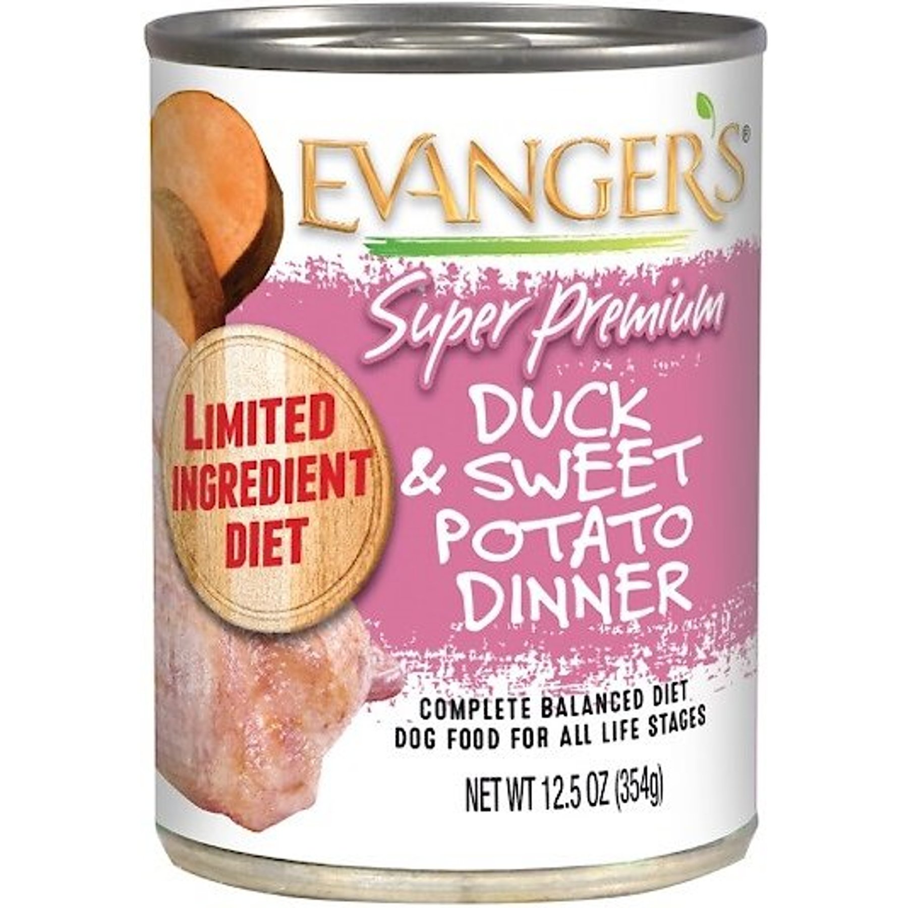 Evanger's Super Premium Duck & Sweet Potato Dinner Canned Dog Food