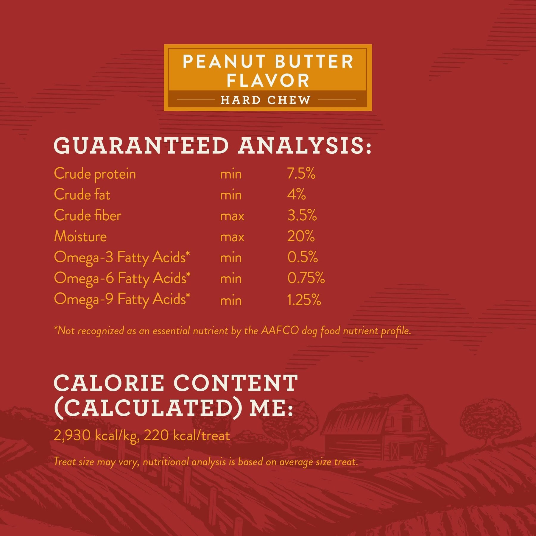 True Acre Foods Hearty Bones Peanut Butter Flavored Treats, 16-oz bag