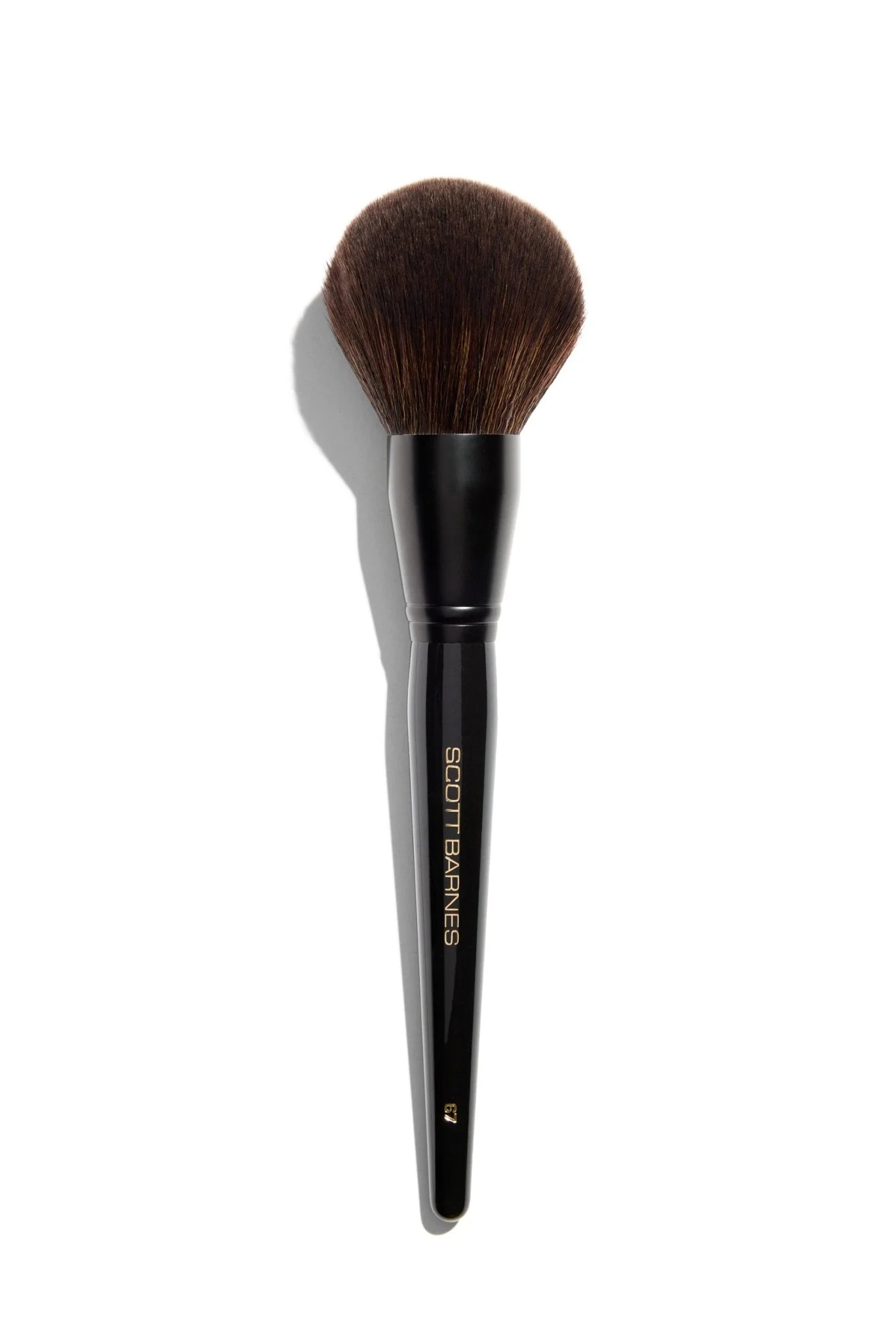 SCOTT Barnes Luxury Single Makeup Brush The Good Face Powder Brush #67 Super Soft Synthetic Hair Powder Blush Contour Blending Cosmetic Tool
