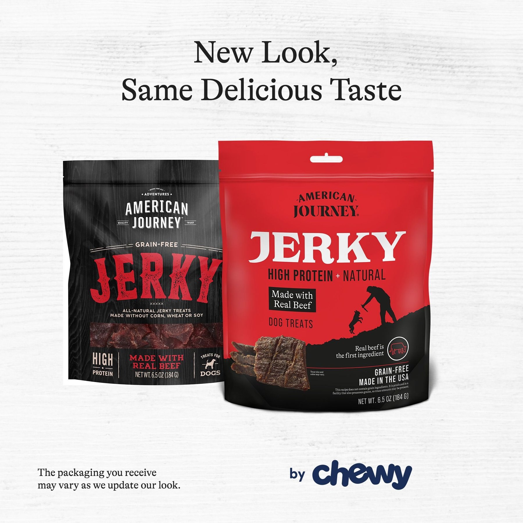 American Journey Beef Jerky Natural Grain-Free Dog Treats